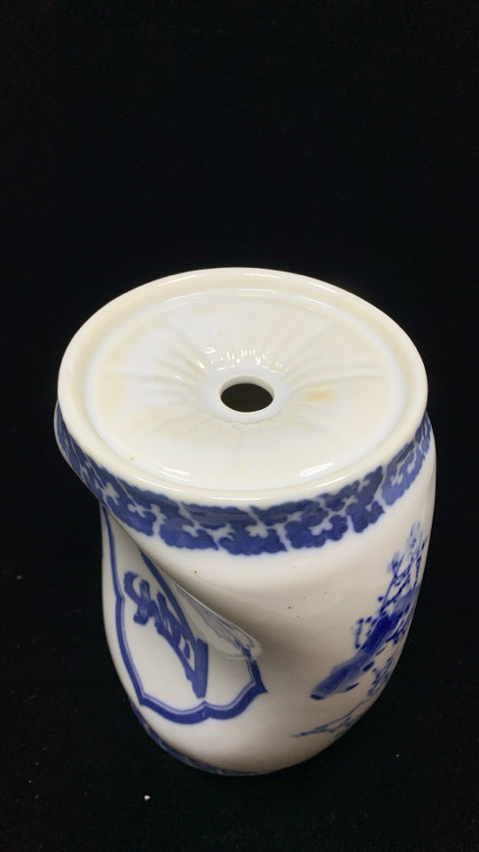 VTG ASIAN STYLE PORCELAIN HEADREST.