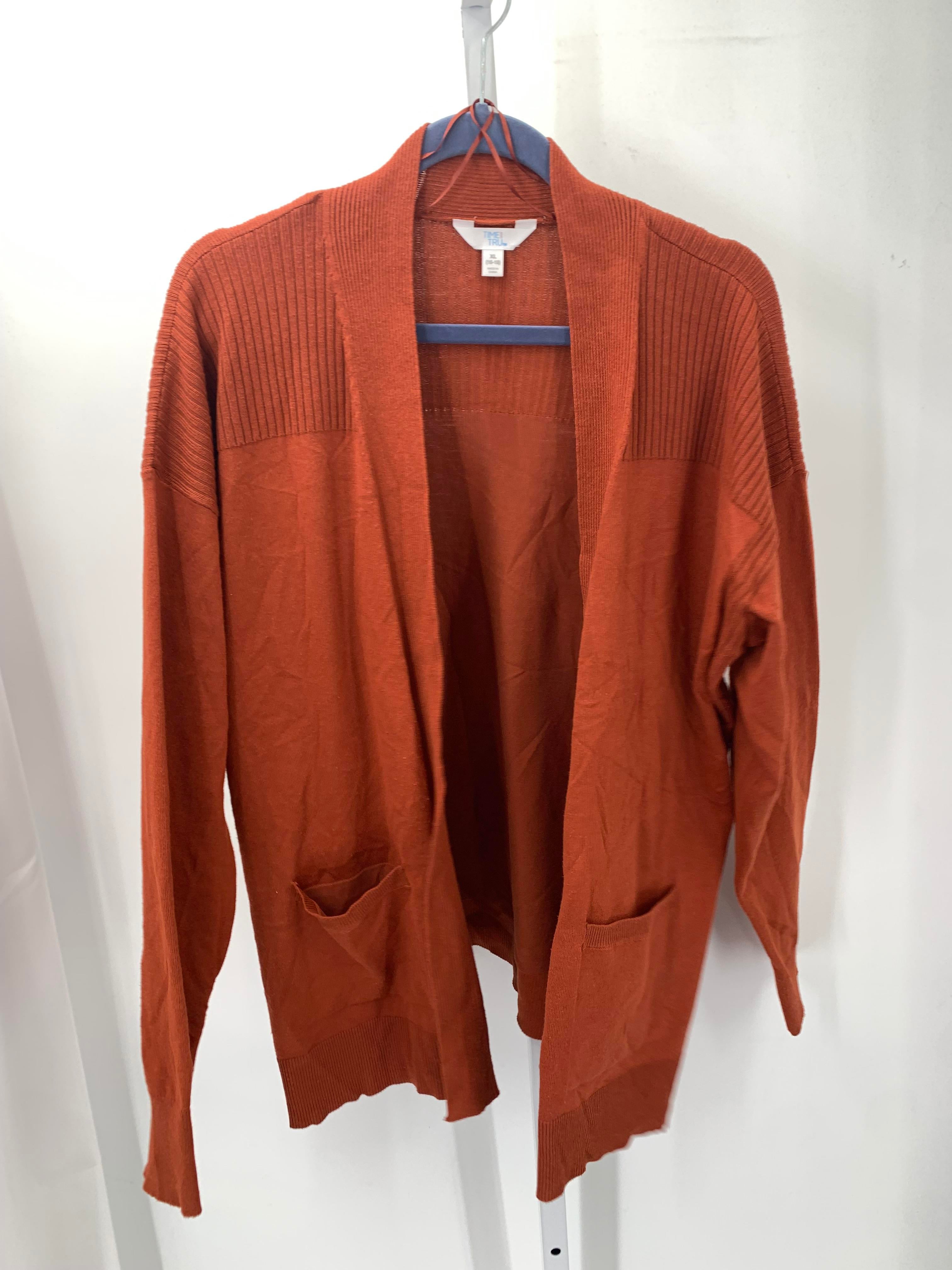 Time and Tru Size Extra Large Misses Cardigan