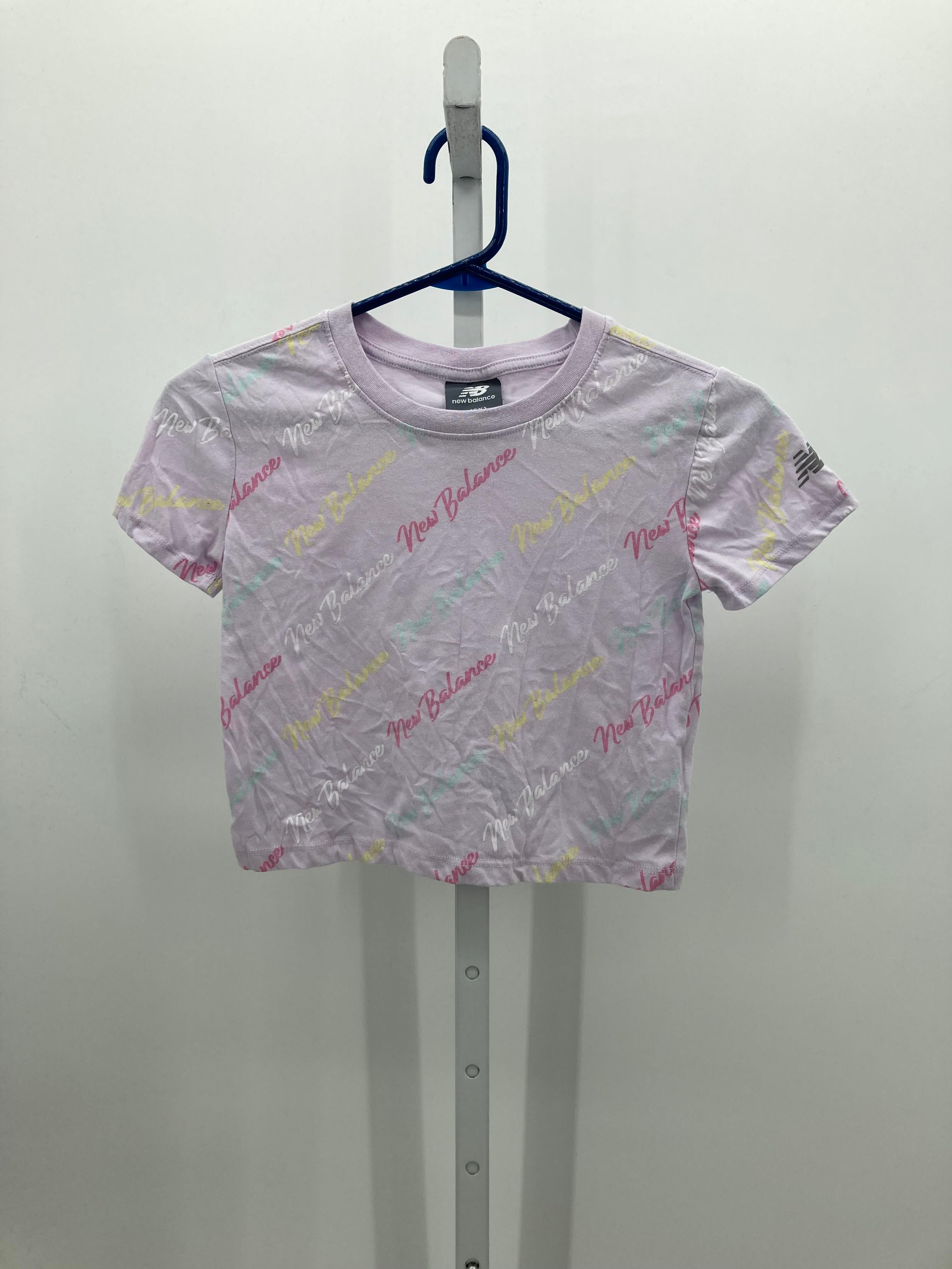 New Balance Size 6X Girls Short Sleeve Shirt