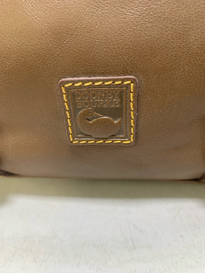 Dooney & Bourke Leather Elephant  Florentine Satchel Bag