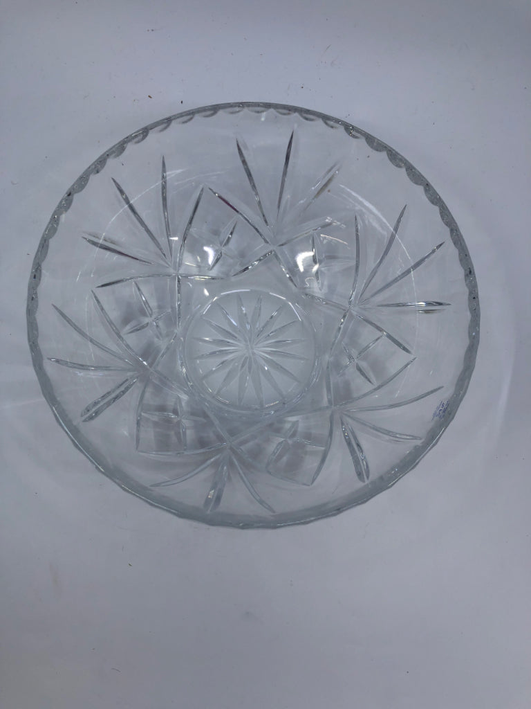CUT GLASS CRYSTAL BOWL.