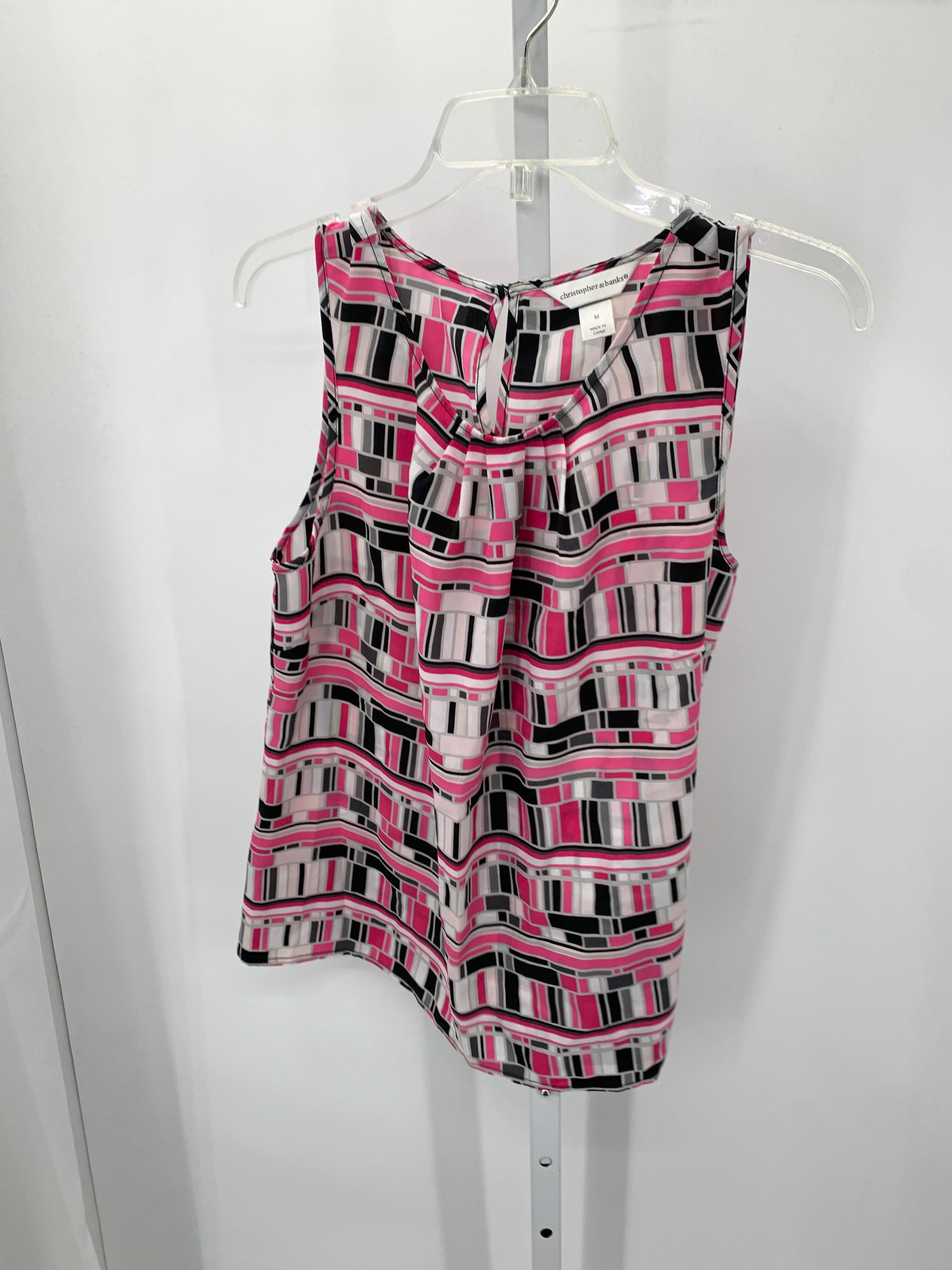 Christopher & Banks Size Medium Misses Sleeveless Shirt