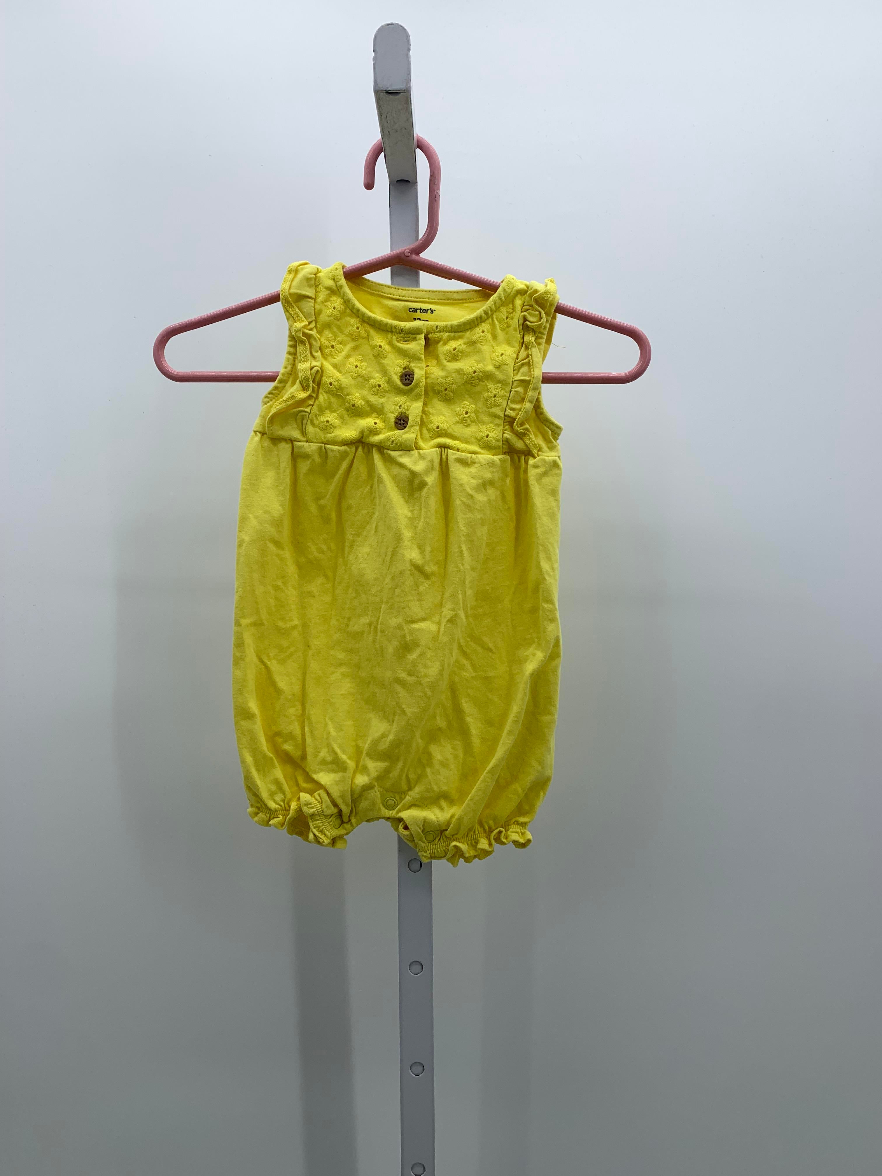 Carters Size 12 Months Girls Sleeveless Romper