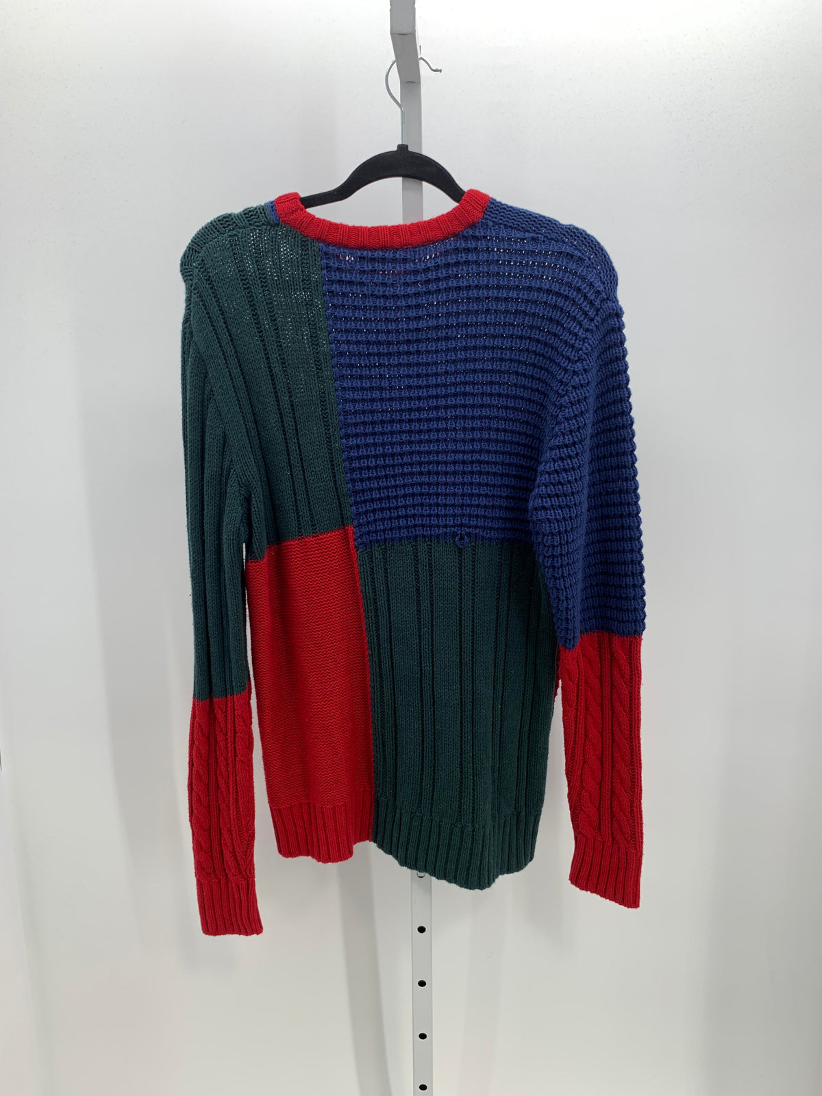 BLUE GREEN RIBBED