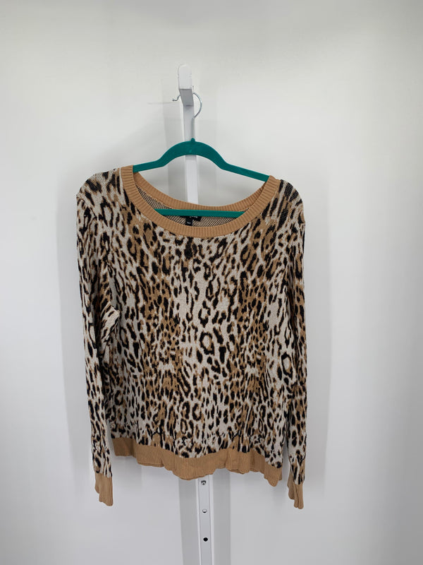 Express Size Extra Large Misses Long Slv Sweater