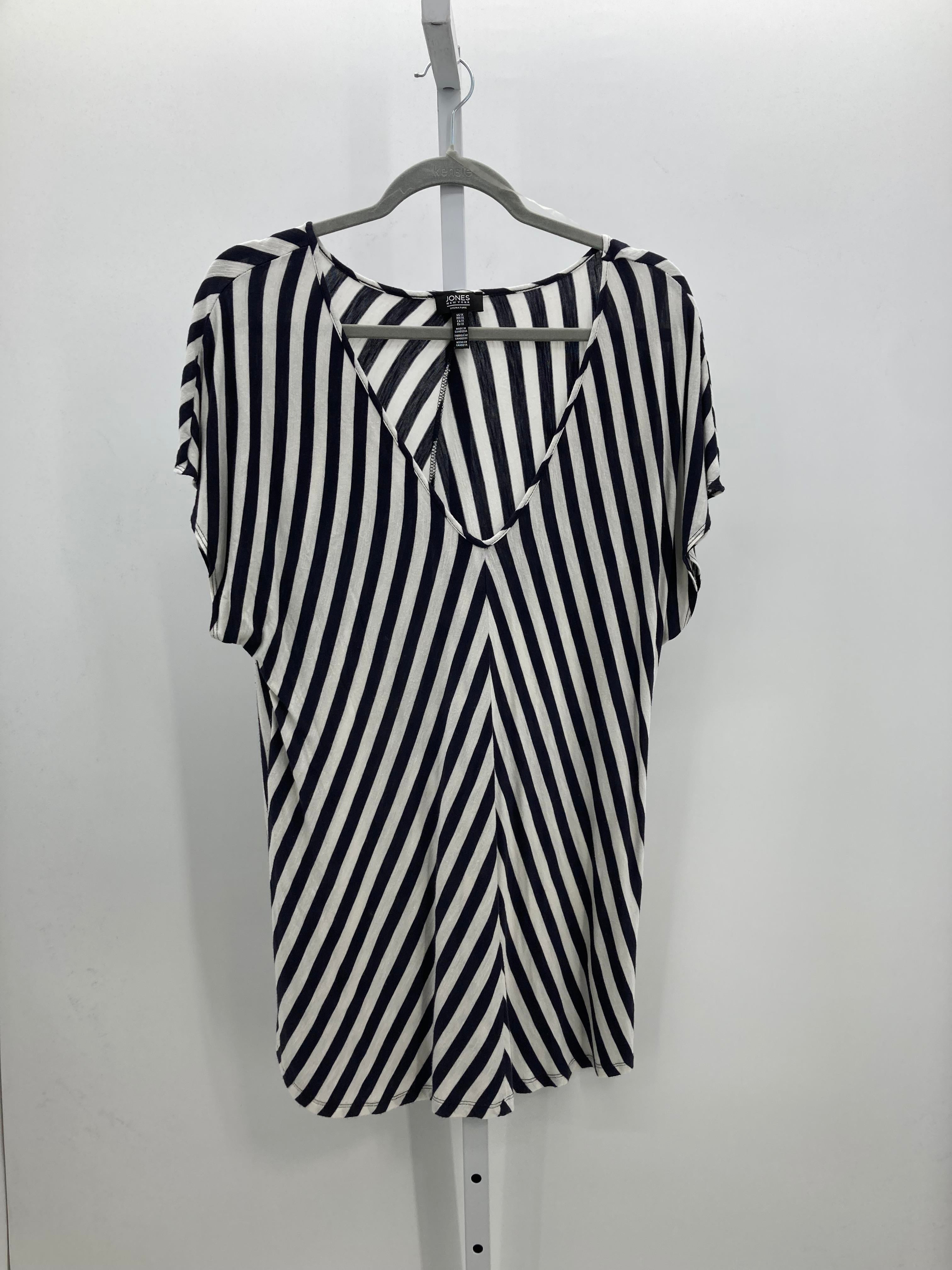 Jones New York Size 1X Womens Short Sleeve Shirt