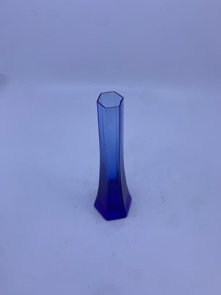 COBALT SKINNY BUD VASE.