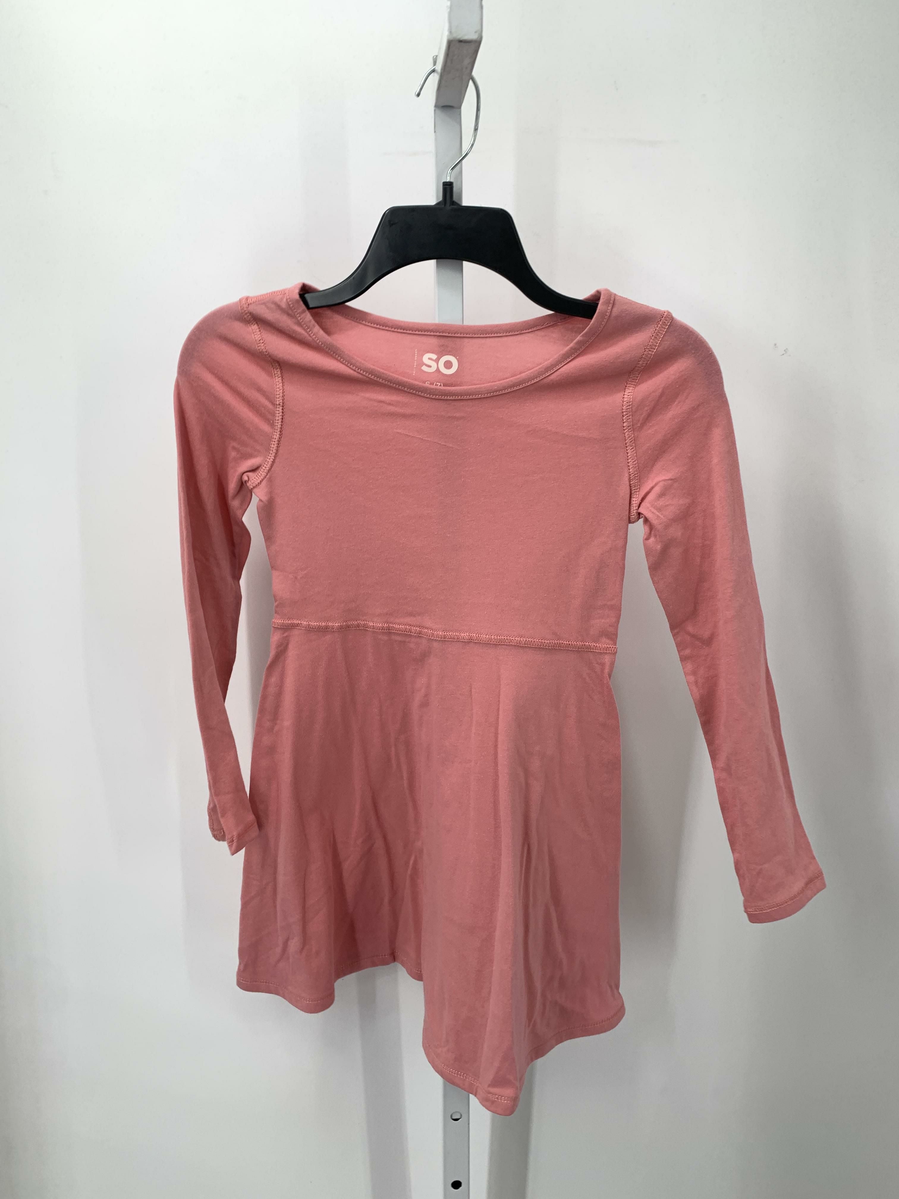 SO Size 7 Girls Long Sleeve Dress