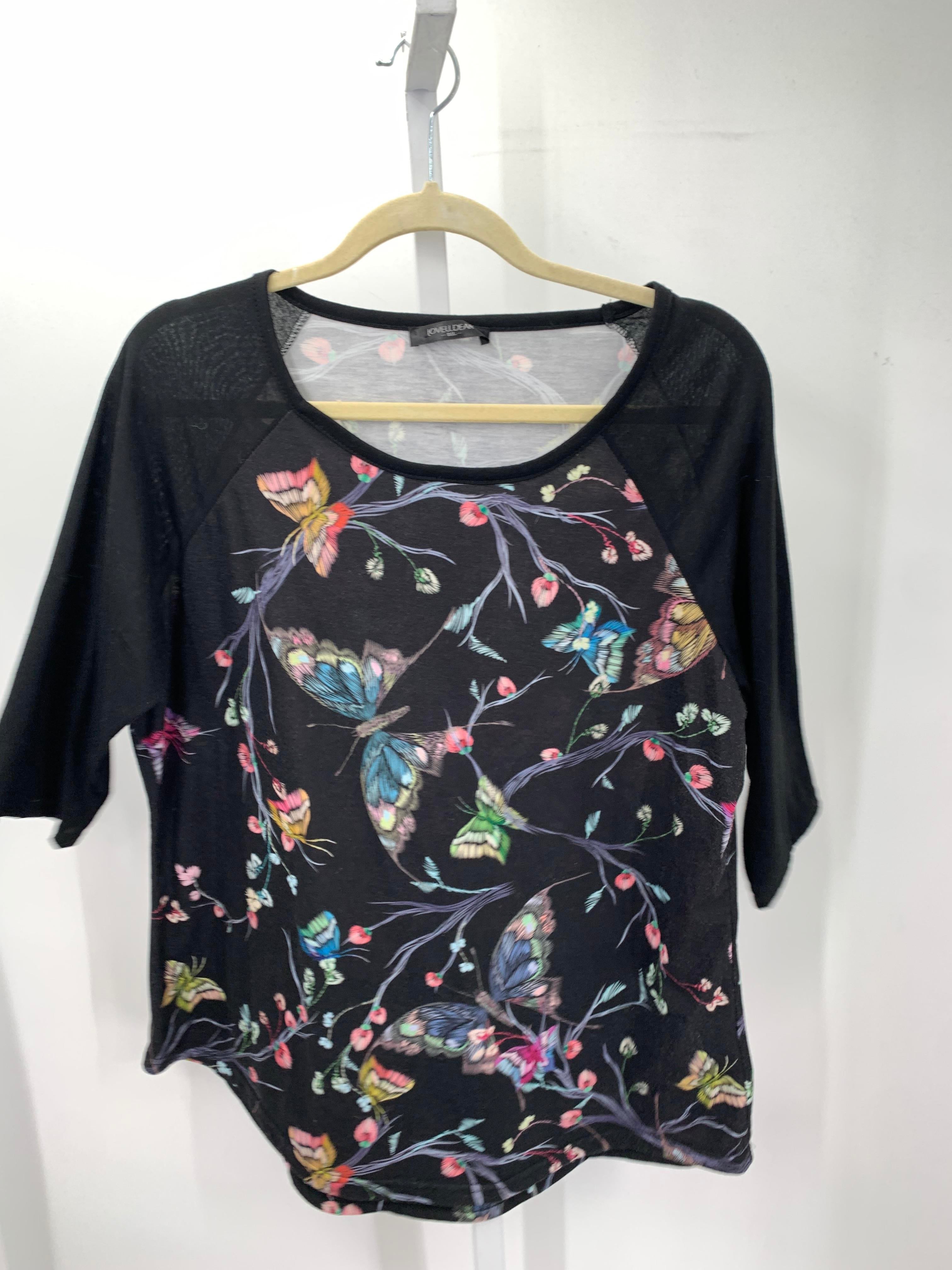 Size 1X Womens 3/4 Sleeve Shirt