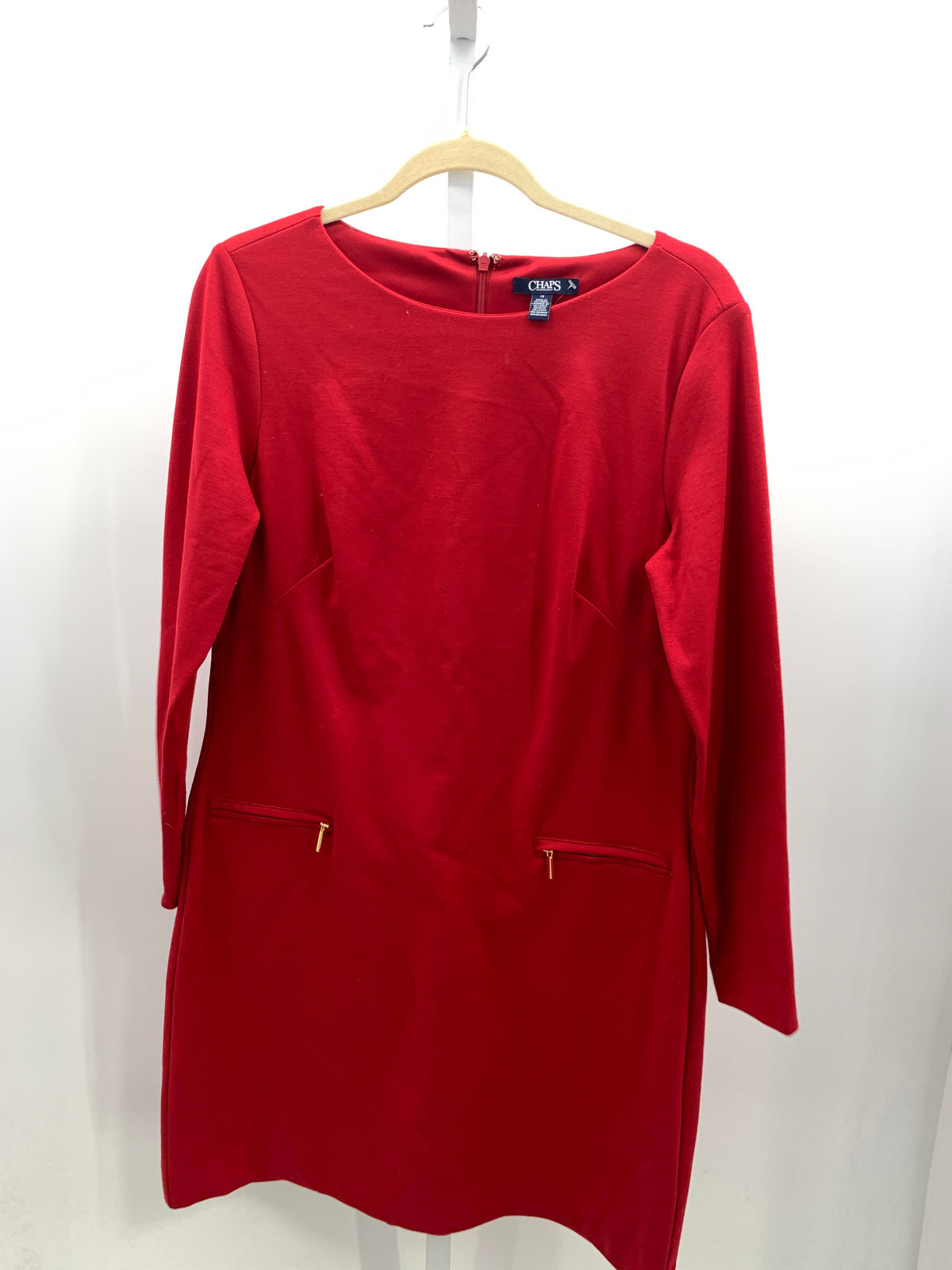 Chaps Size 12 Misses Long Sleeve Dress