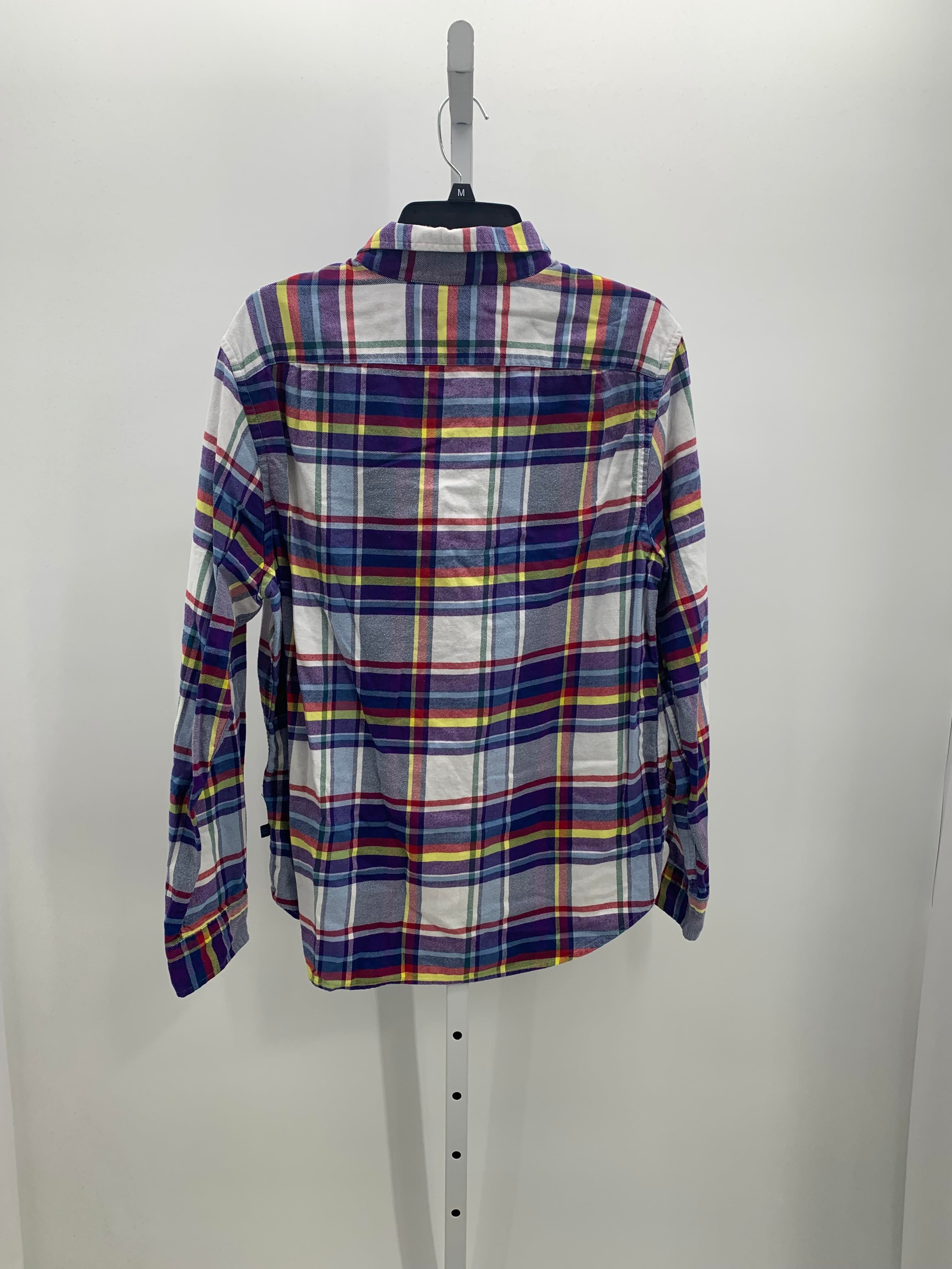 PLAID BTN DOWN