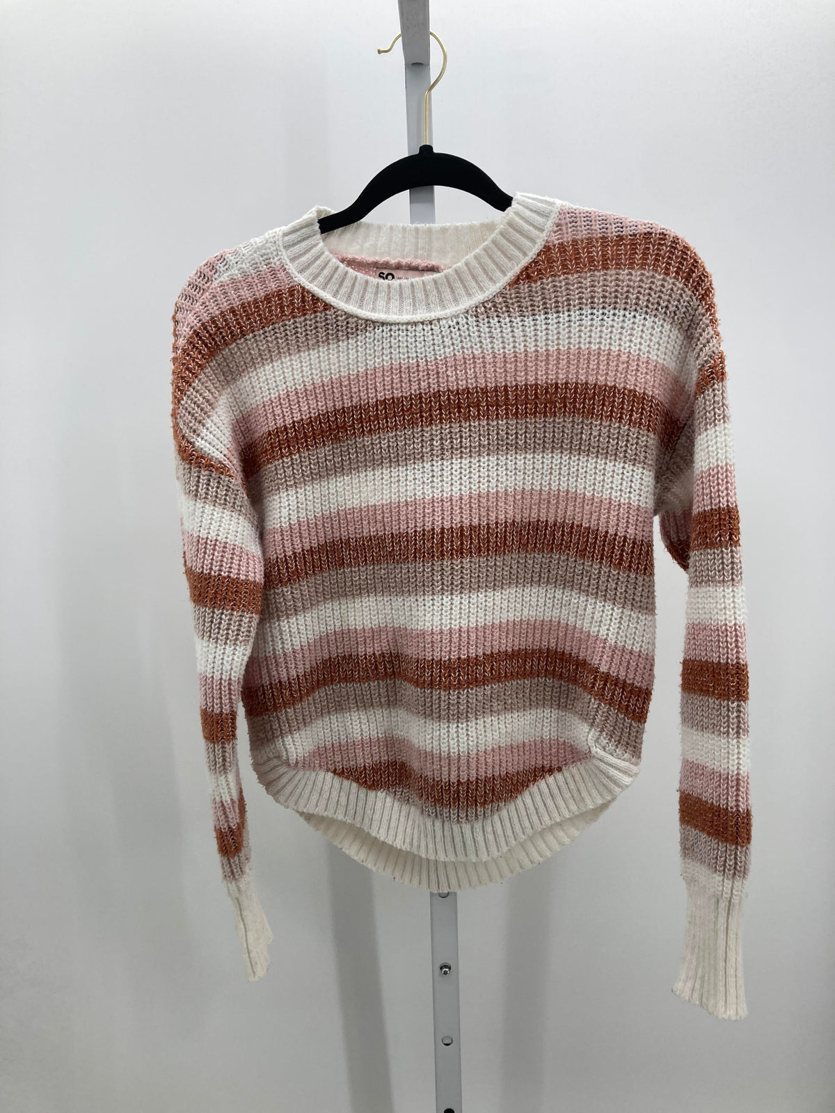 SO Size Small Juniors Long Sleeve Sweater