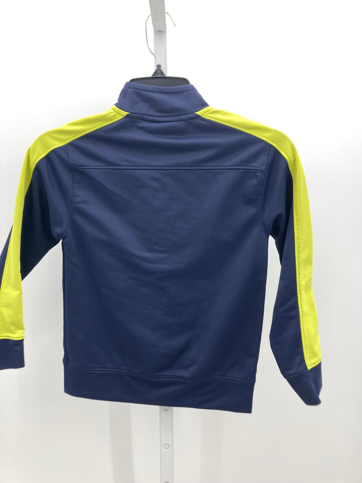 YELLOW STRIPES ZIP KNIT