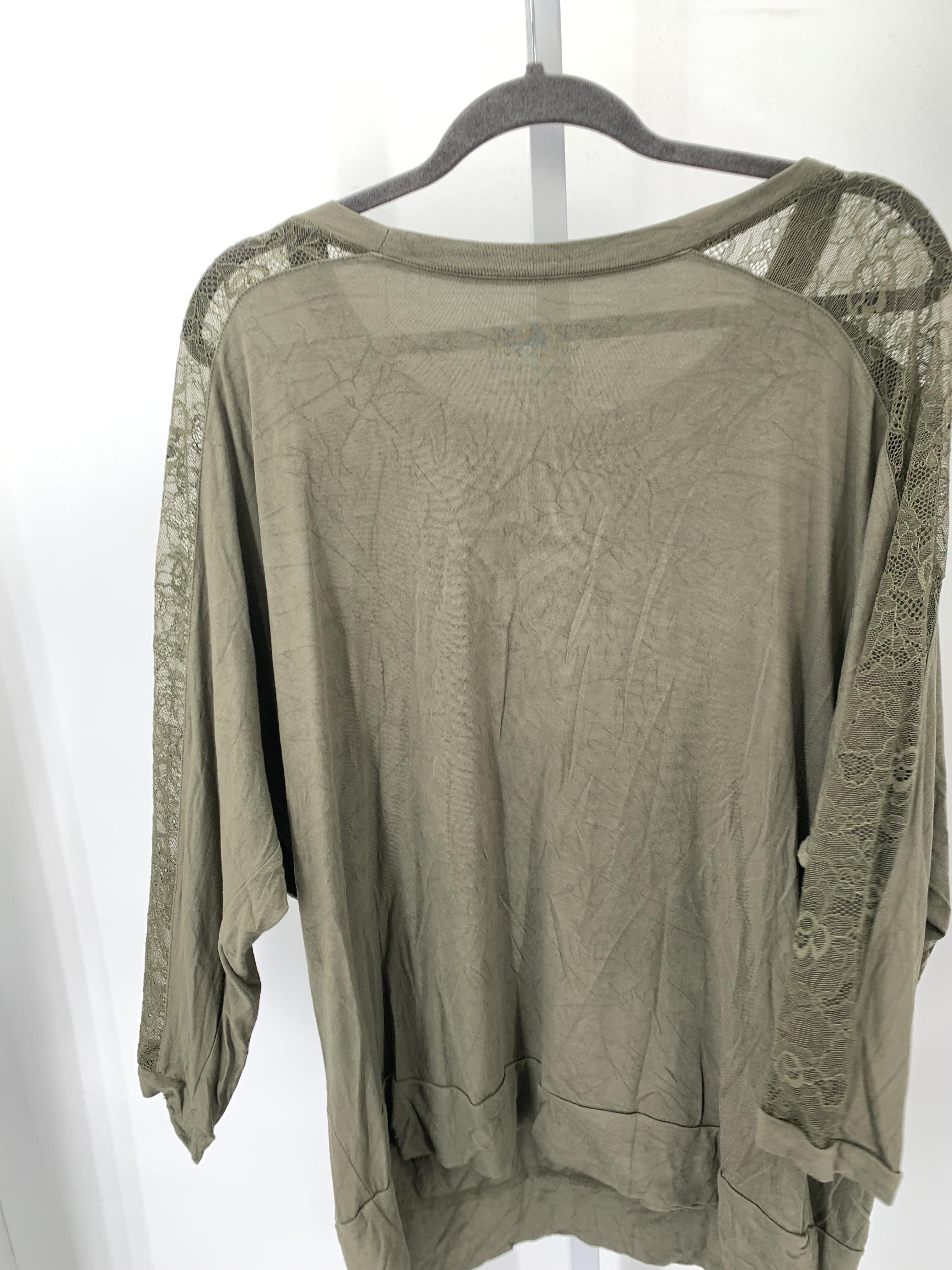 Torrid Size 1X Womens 3/4 Sleeve Shirt