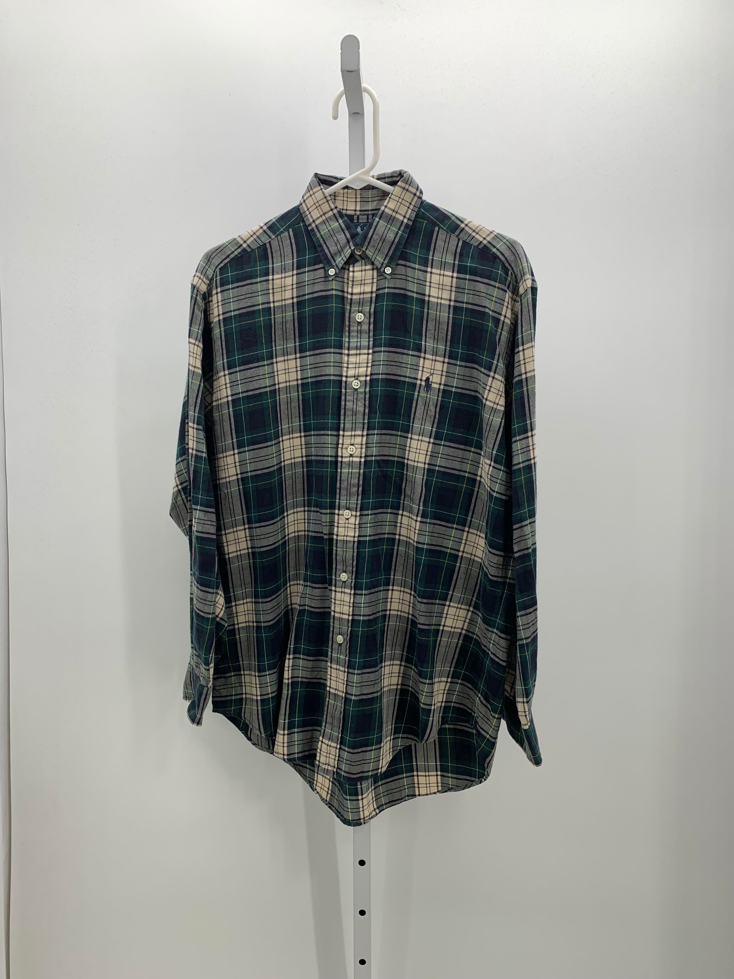 PLAID BTN DOWN