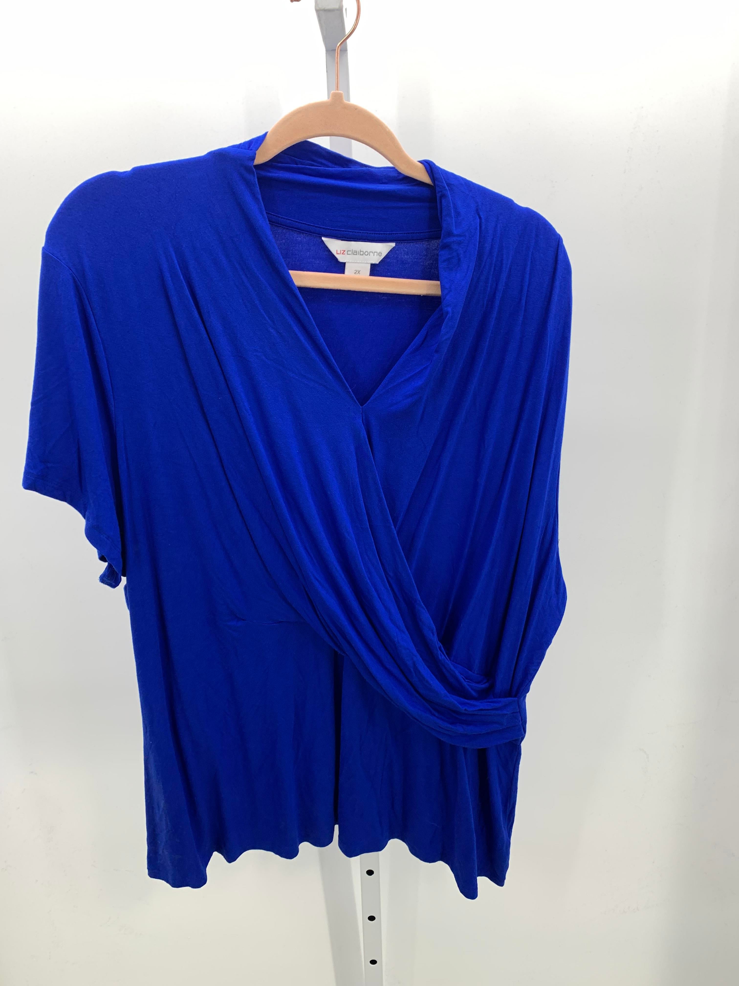 Liz Claiborne Size 2X Womens Short Sleeve Shirt