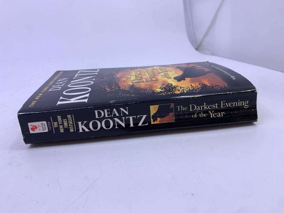 THE DARKEST EVENING OF THE YEAR-PAPERBACK BOOK.