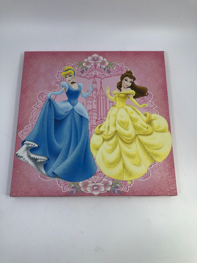 CINDERELLA AND BELLE CANVAS WALL ART.
