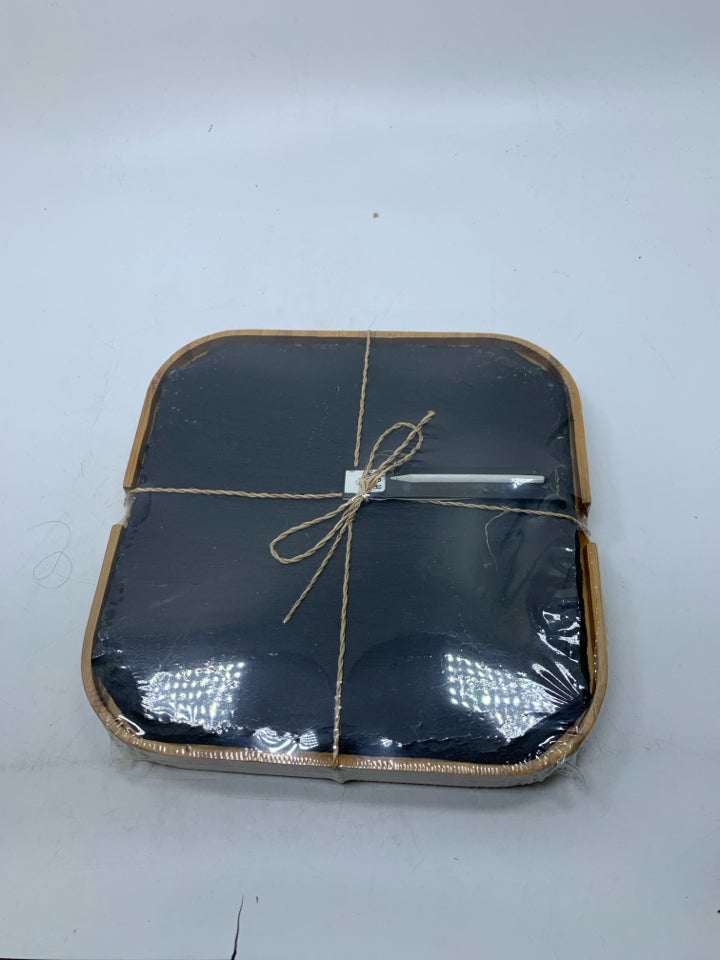 NEW SLATE/ CHALKBOARD SERVER SET.