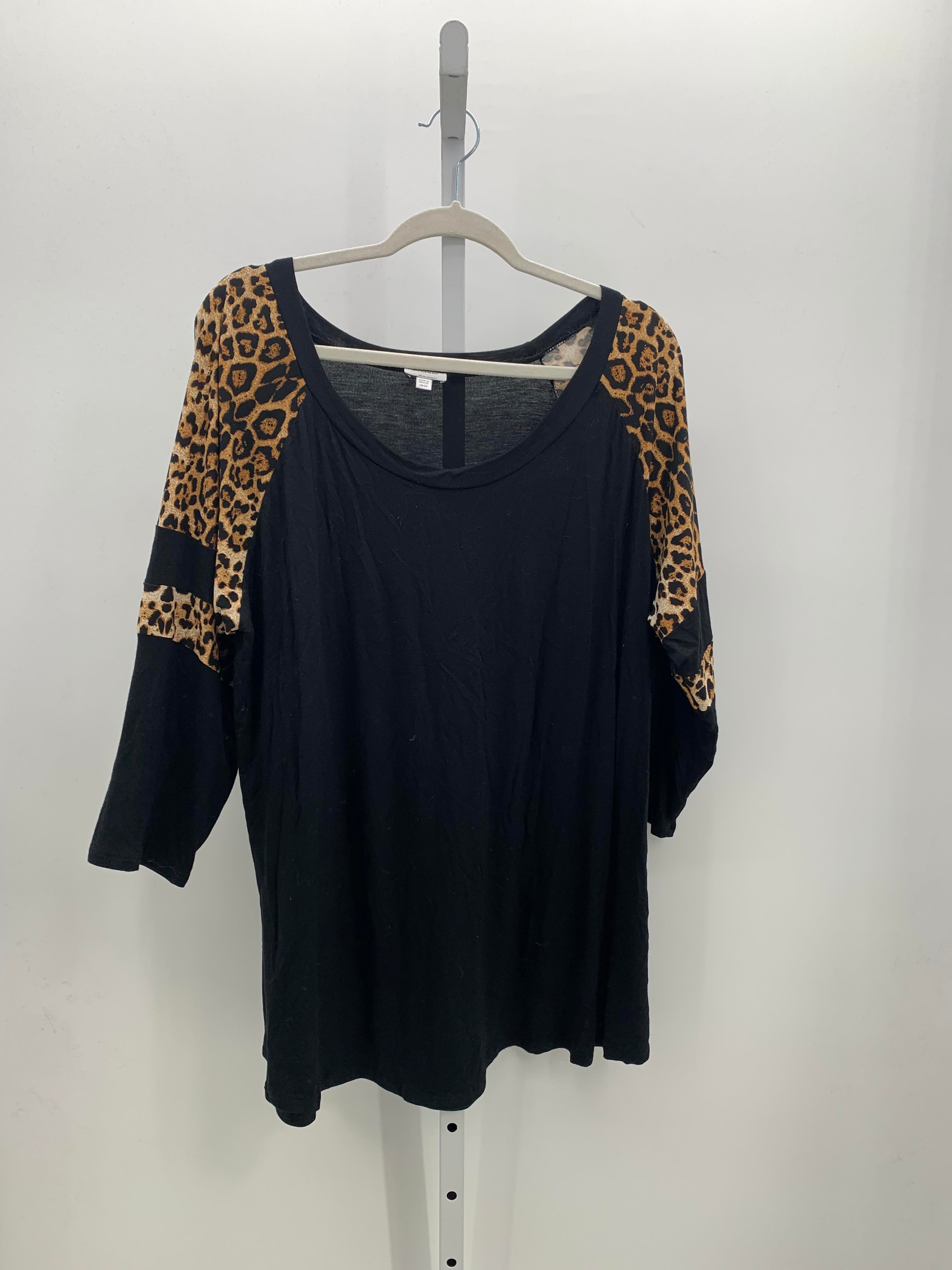 Avenue Size 18/20 W Womens 3/4 Sleeve Shirt