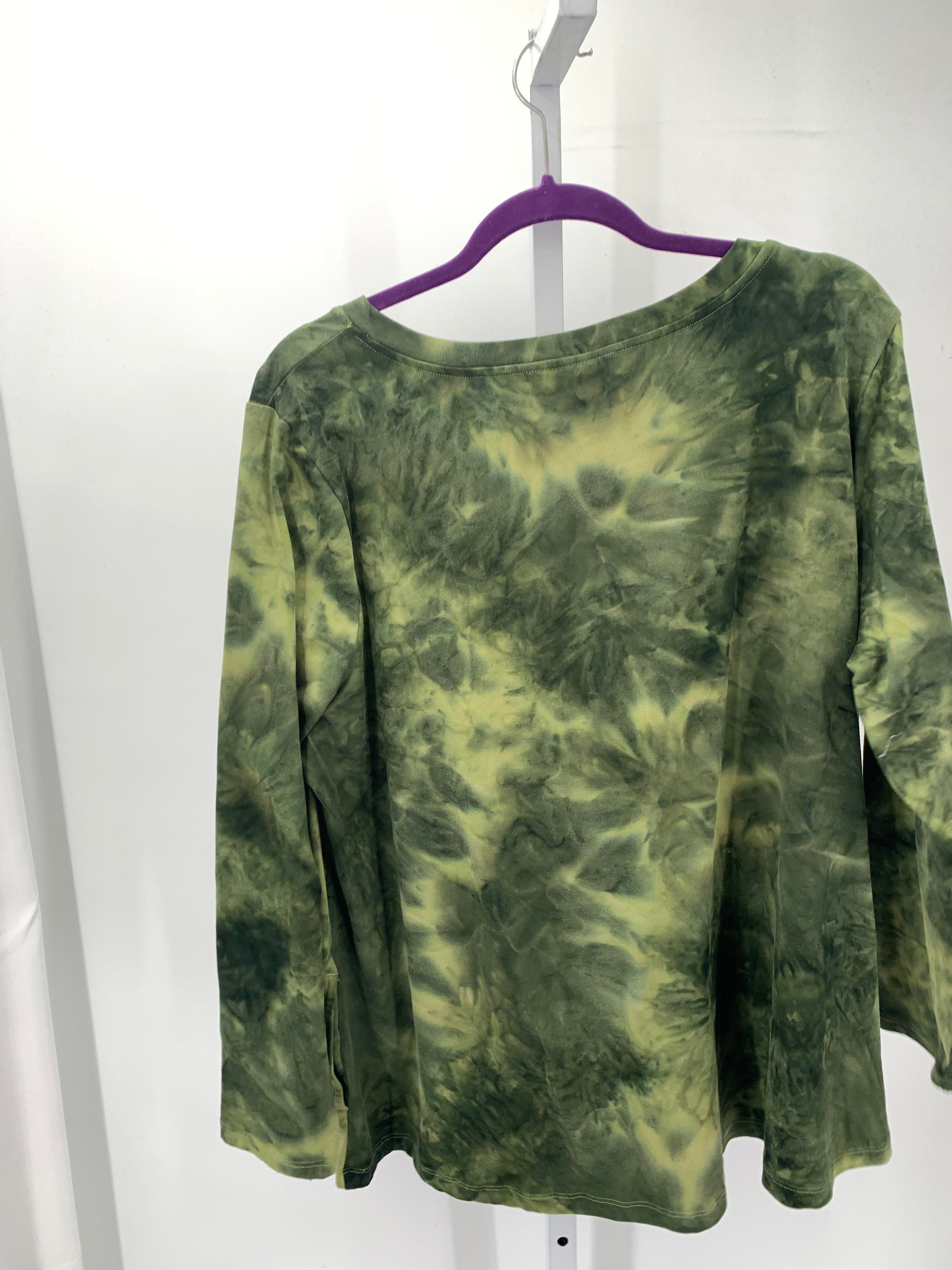 LOGO Size 1X Womens Long Sleeve Shirt