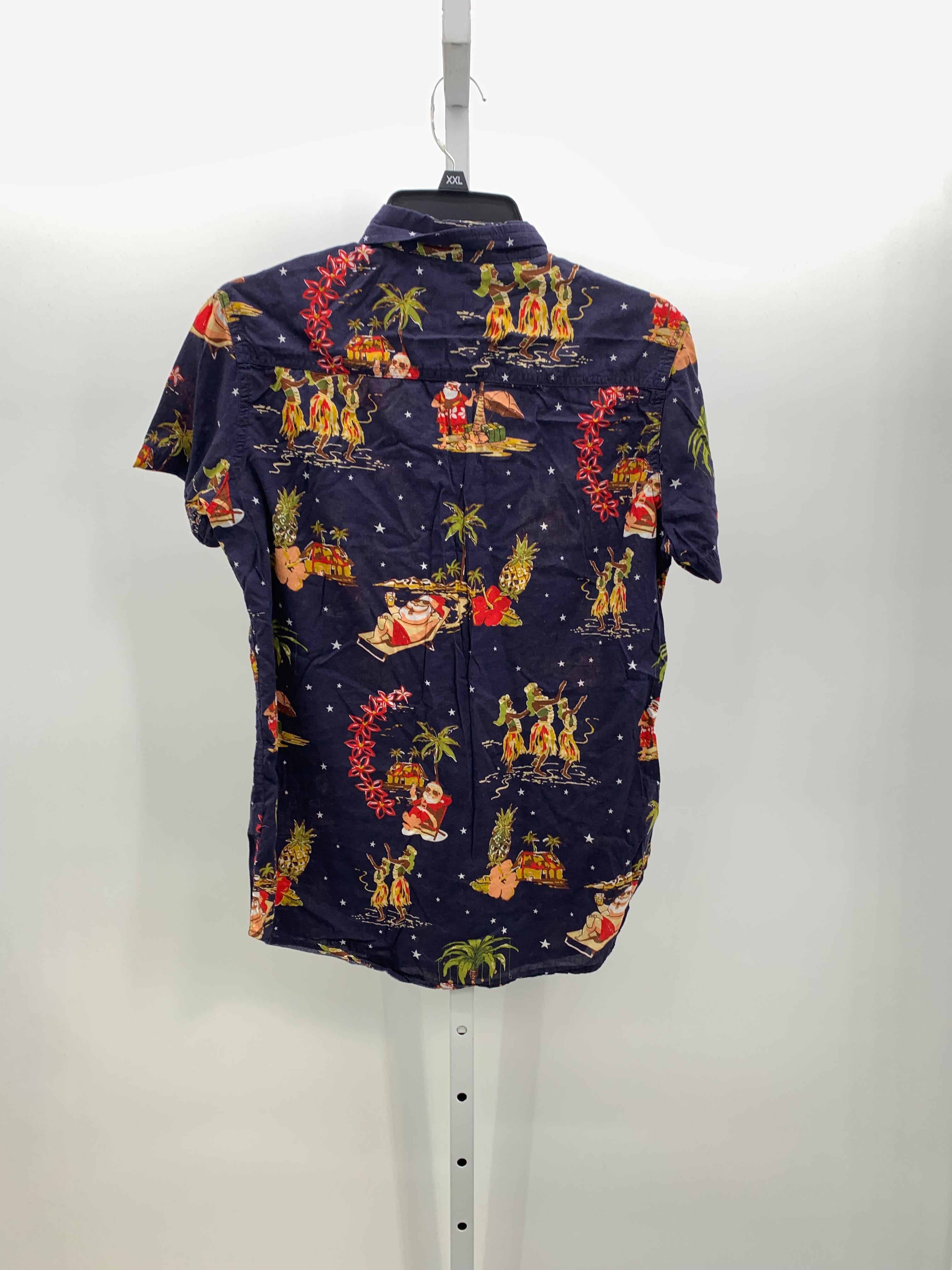 SHORT SLV SHIRT TROPICAL SANTA