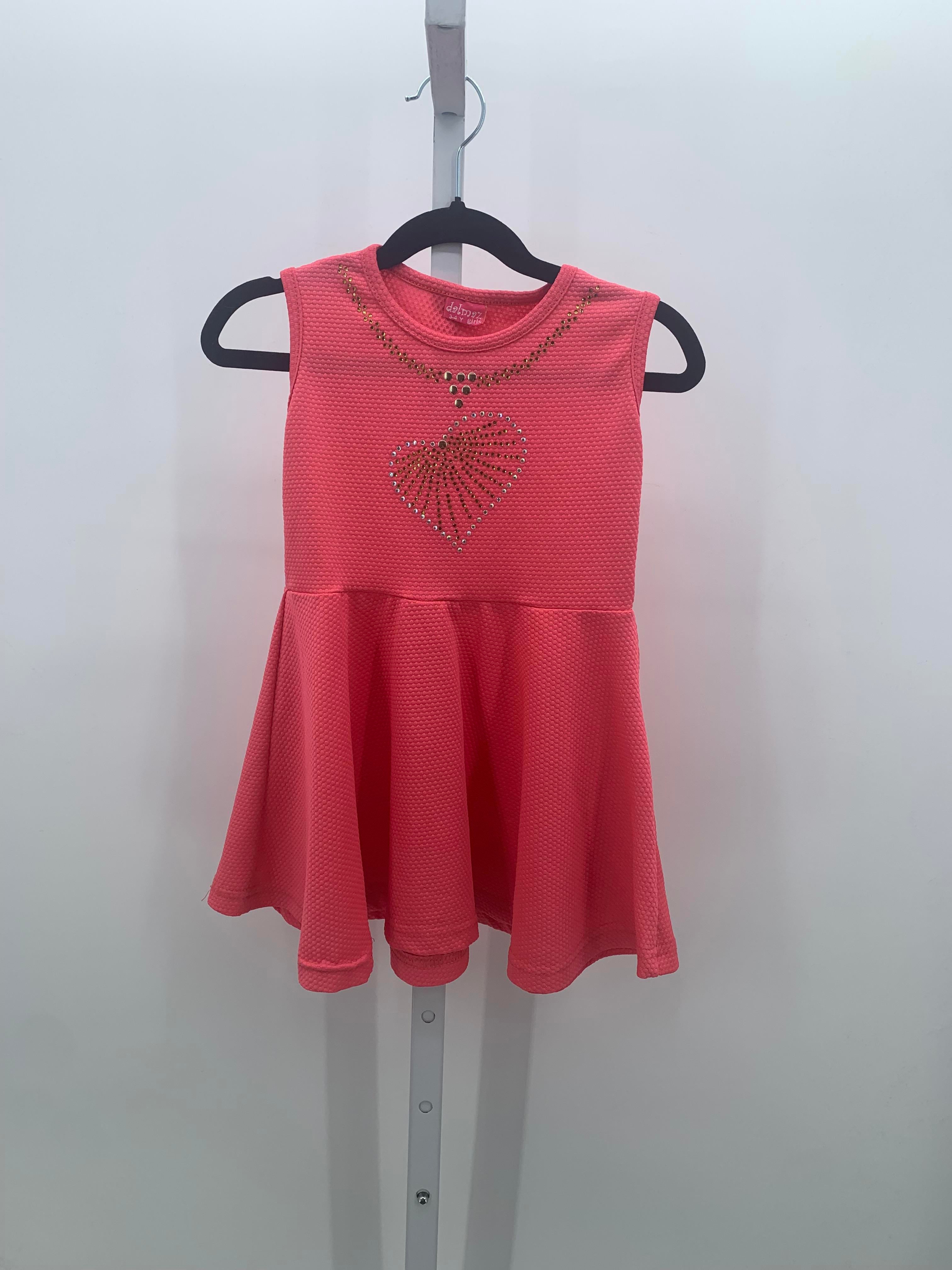 Size 3-4 Girls Sleeveless Dress