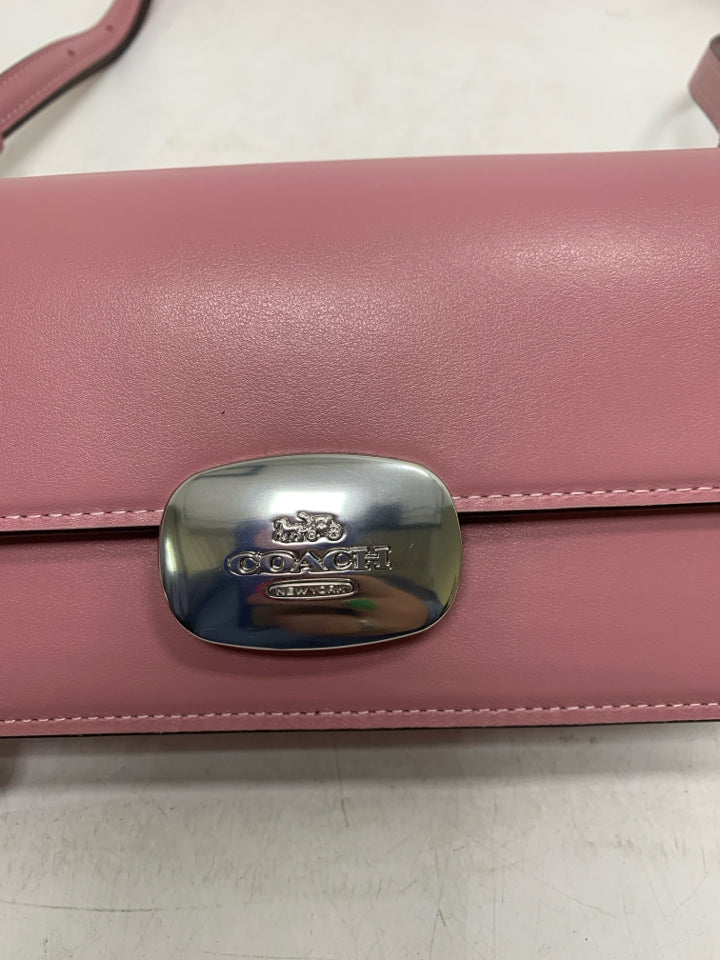 Coach CR526 True Pink Eliza Small Flap Crossbody
