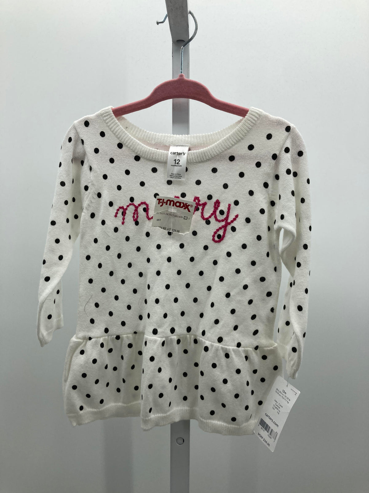 NEW 'MERRY' POLKA DOT