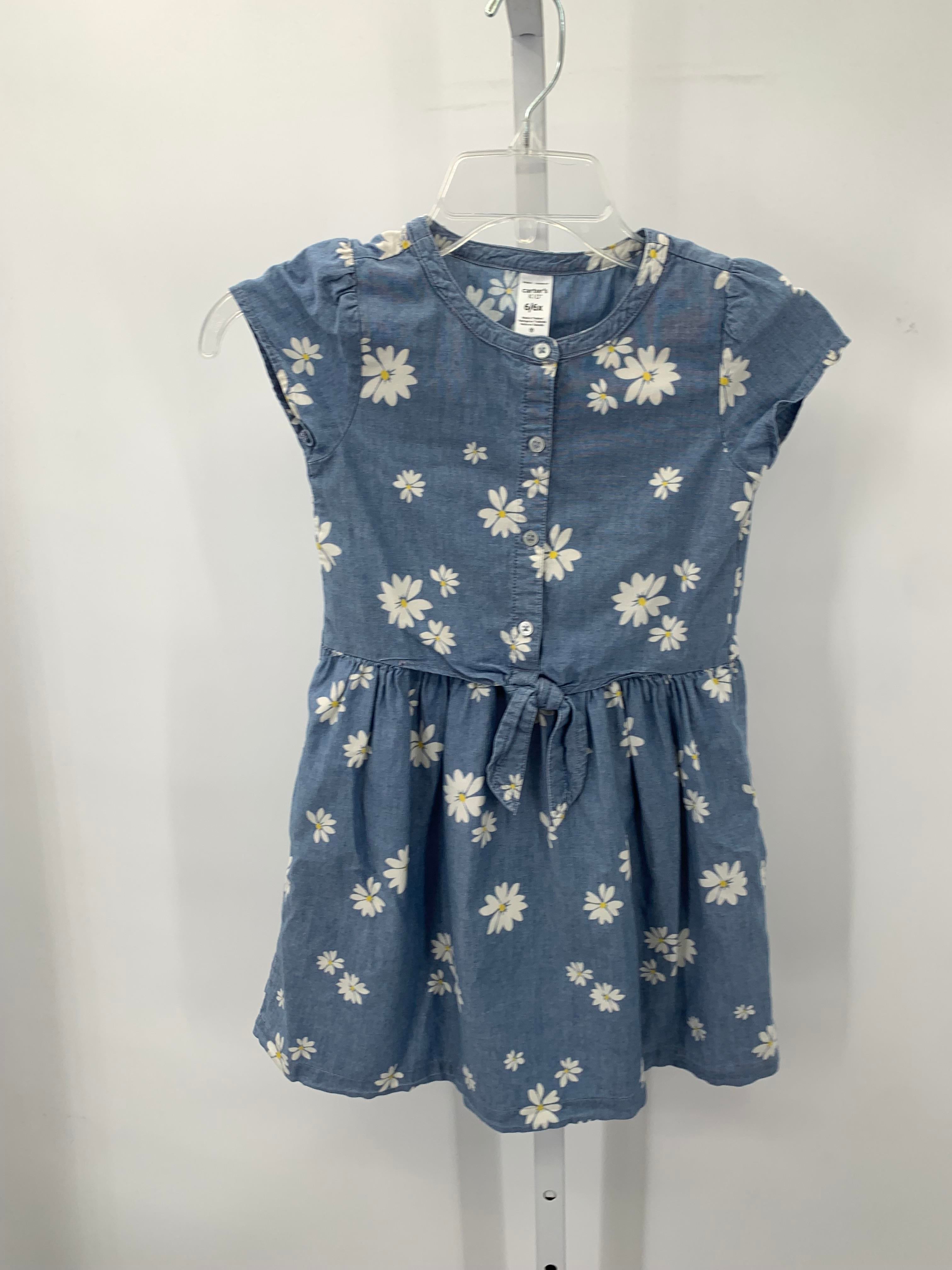 Carters Size 6/6X Girls Short Sleeve Dress