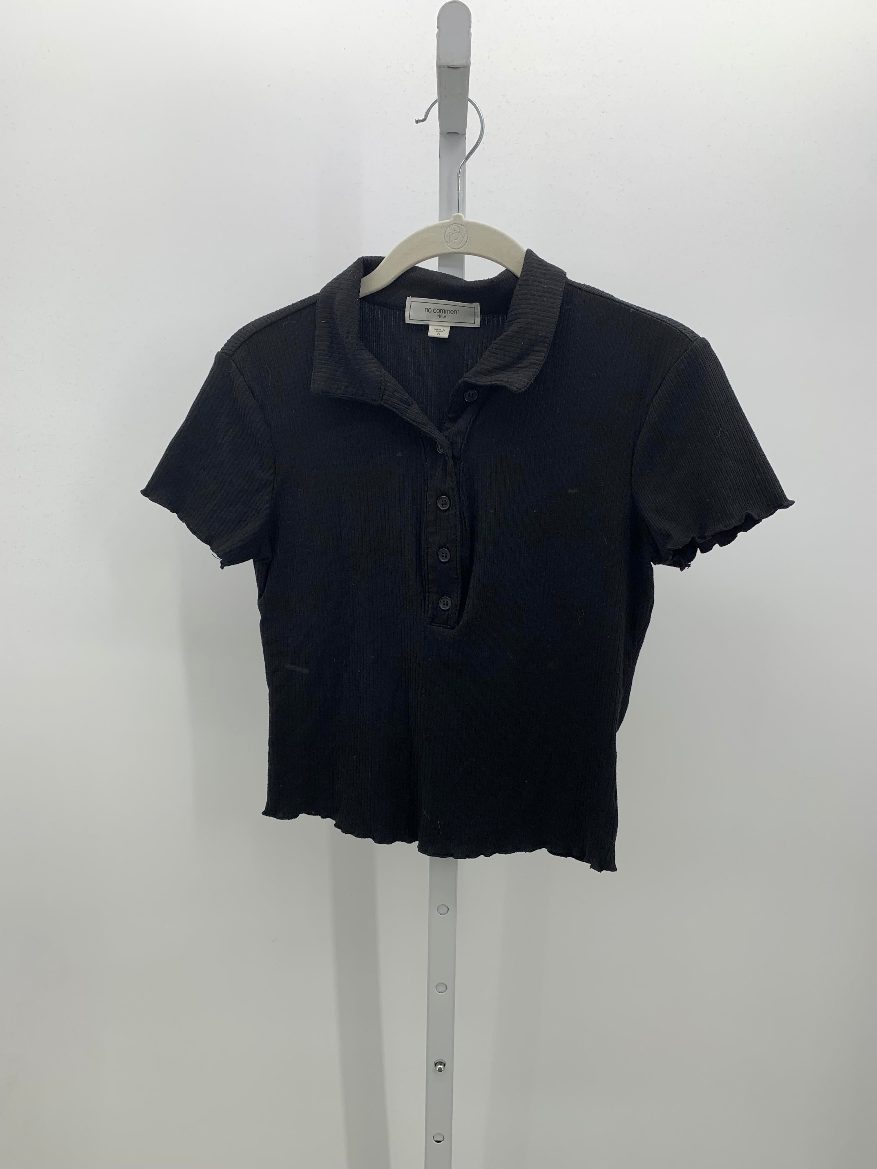 no comment Size Small Juniors Short Sleeve Shirt