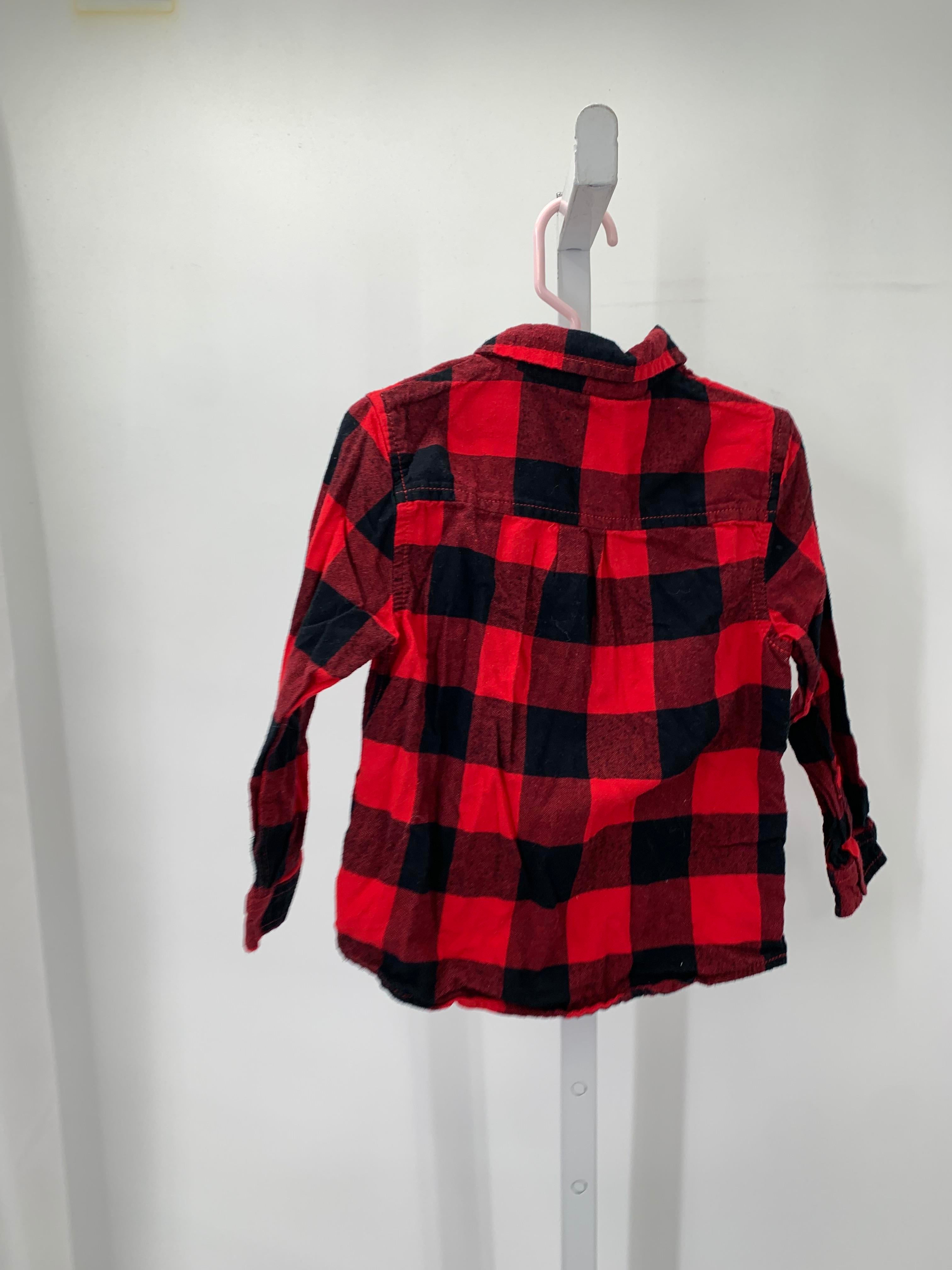 BLACK PLAID BTN DOWN