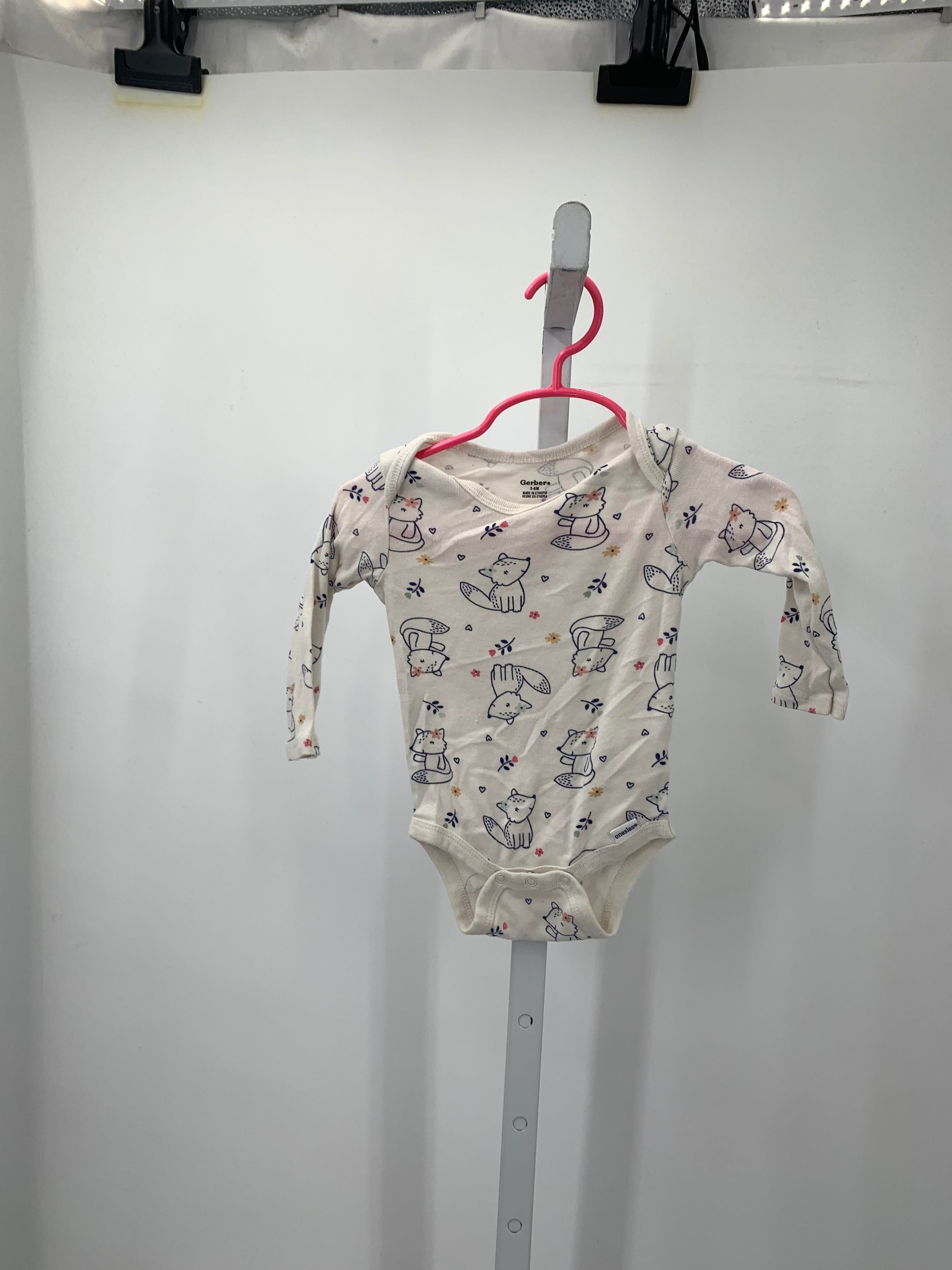 Gerber Size 3-6 Months Girls Long Sleeve Shirt