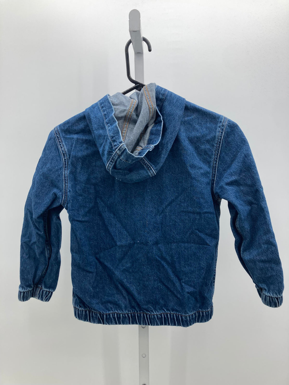 HOODED ZIP UP DENIM