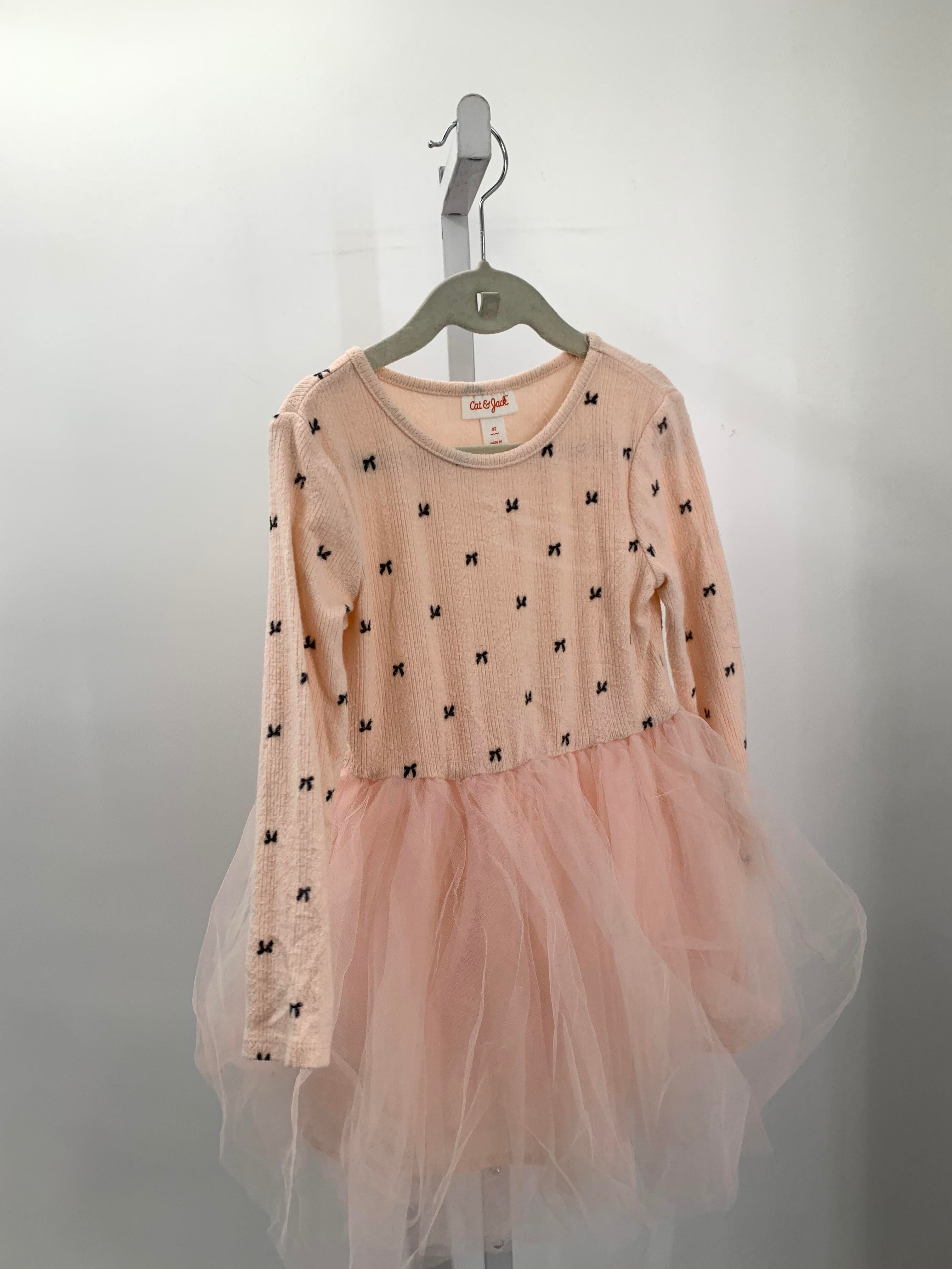 Cat & Jack Size 4T Girls Long Sleeve Dress