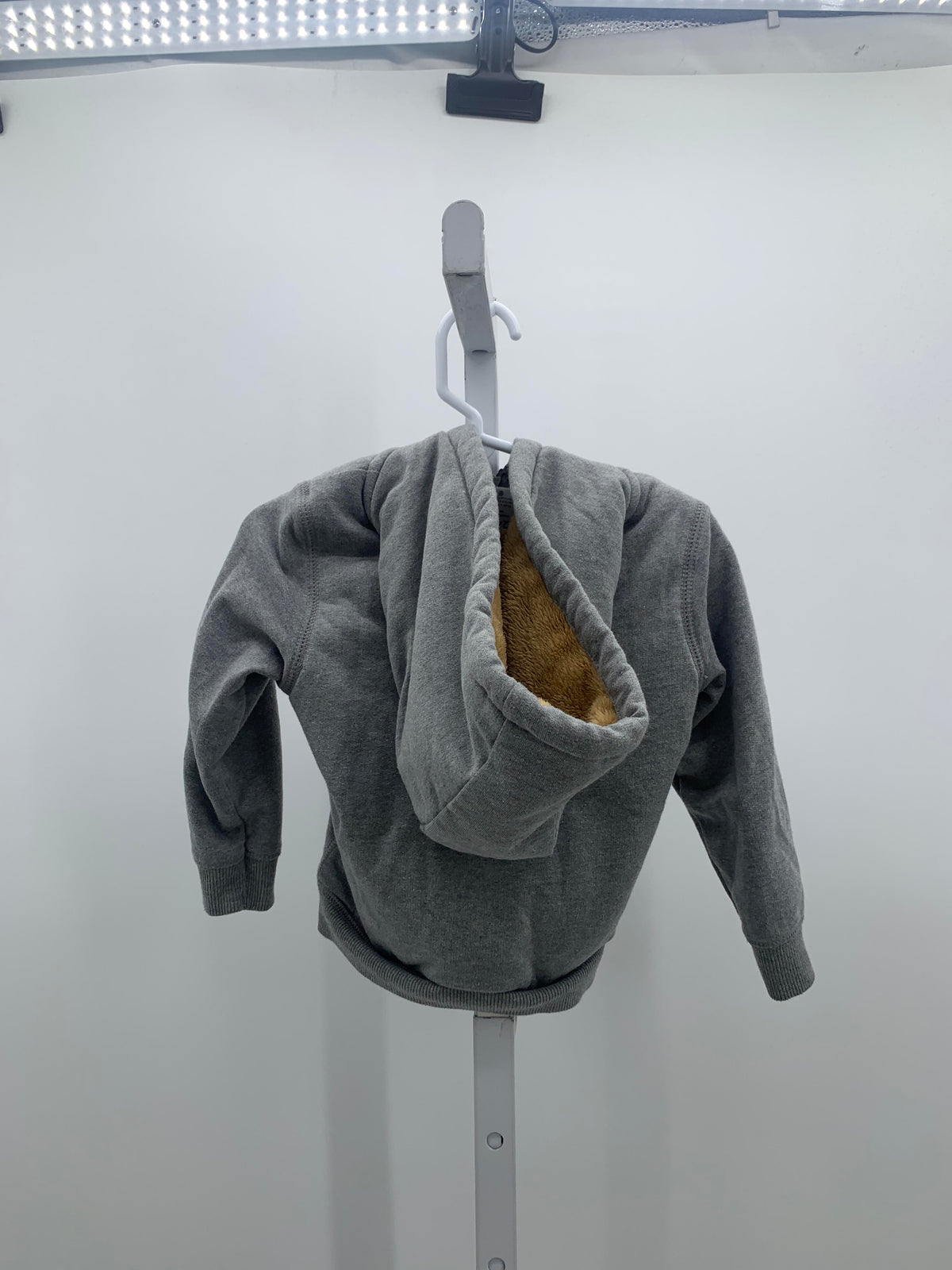 HOODED FAUX FUR LINED