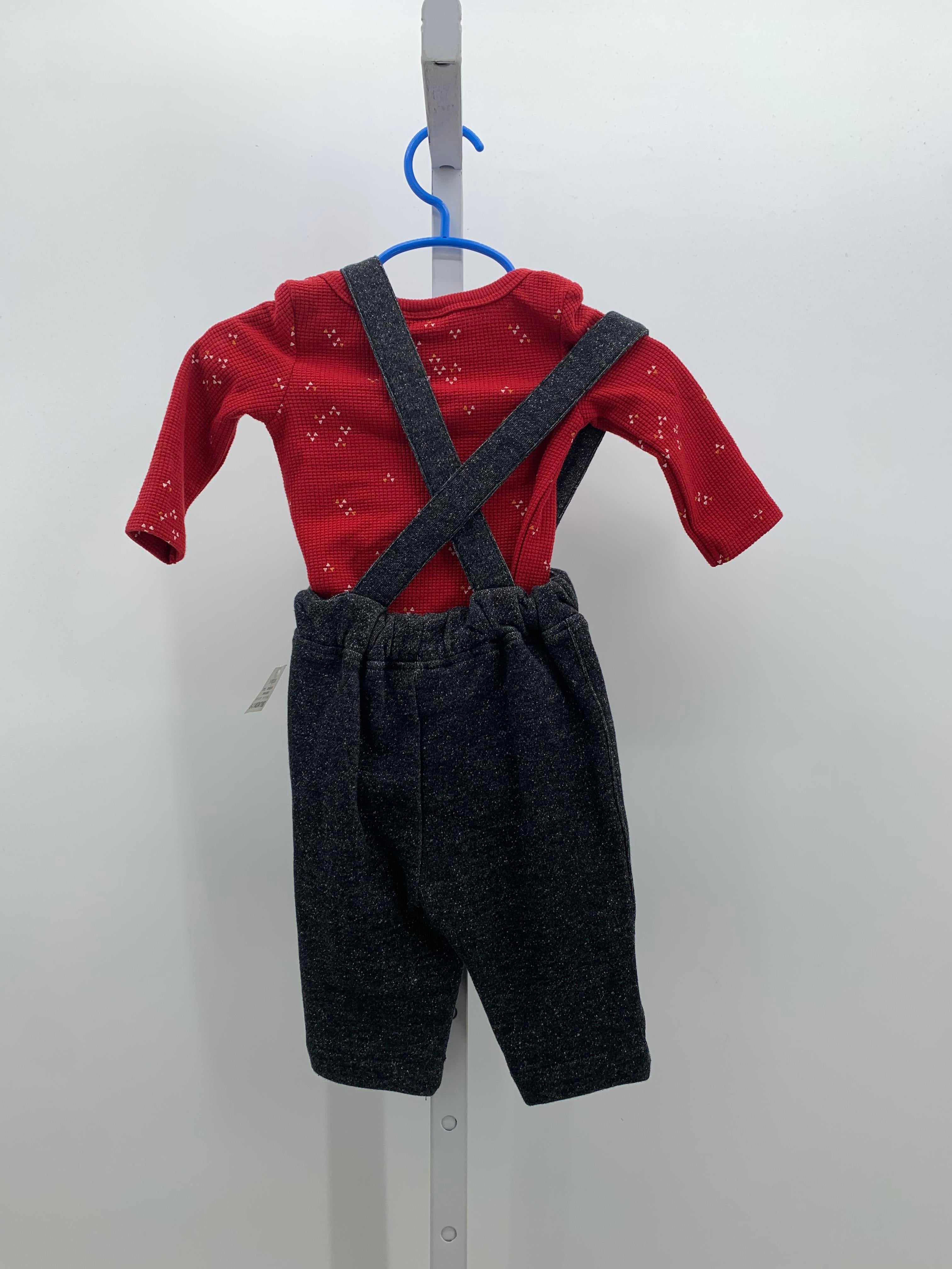 NEW TRIANGLES WAFFLE KNIT SHIRT KNIT PANTS WITH SUSPENDERS