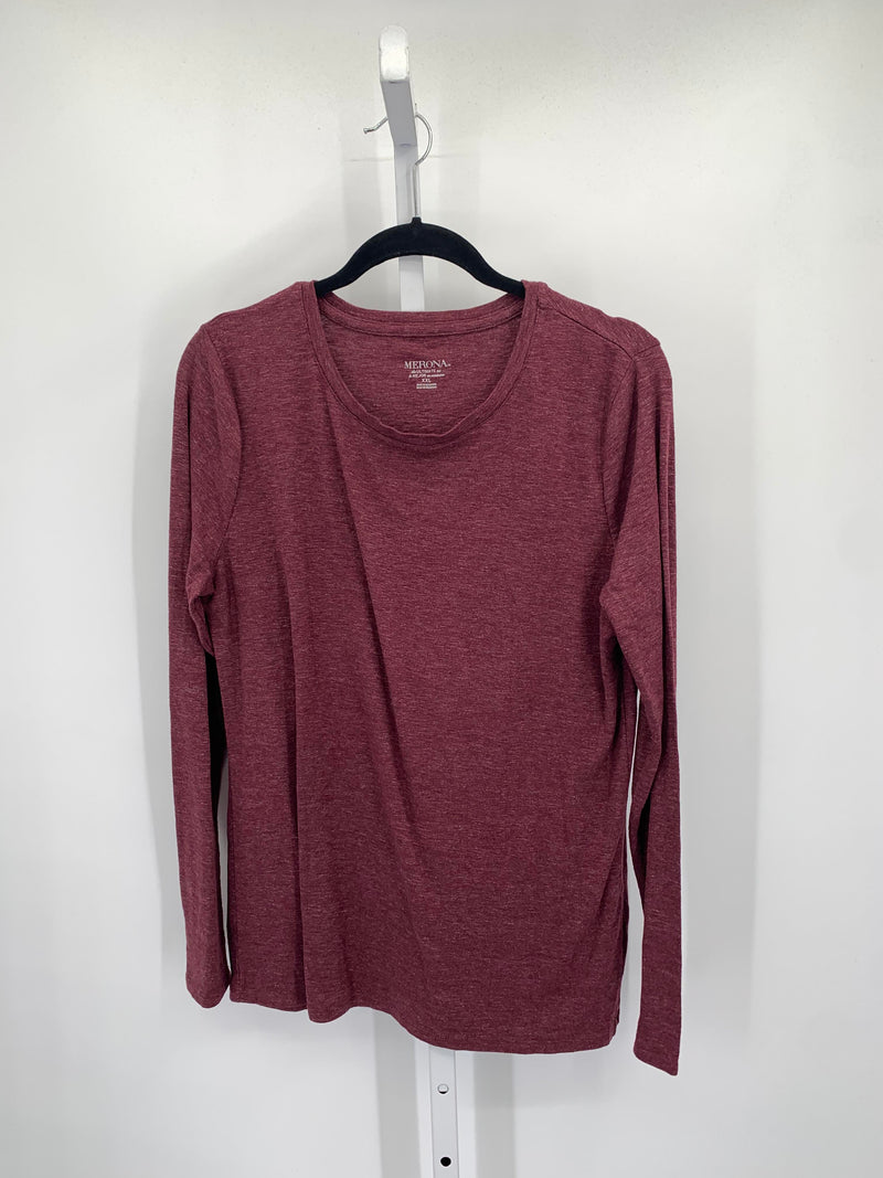 Merona Size XXL Misses Long Sleeve Shirt