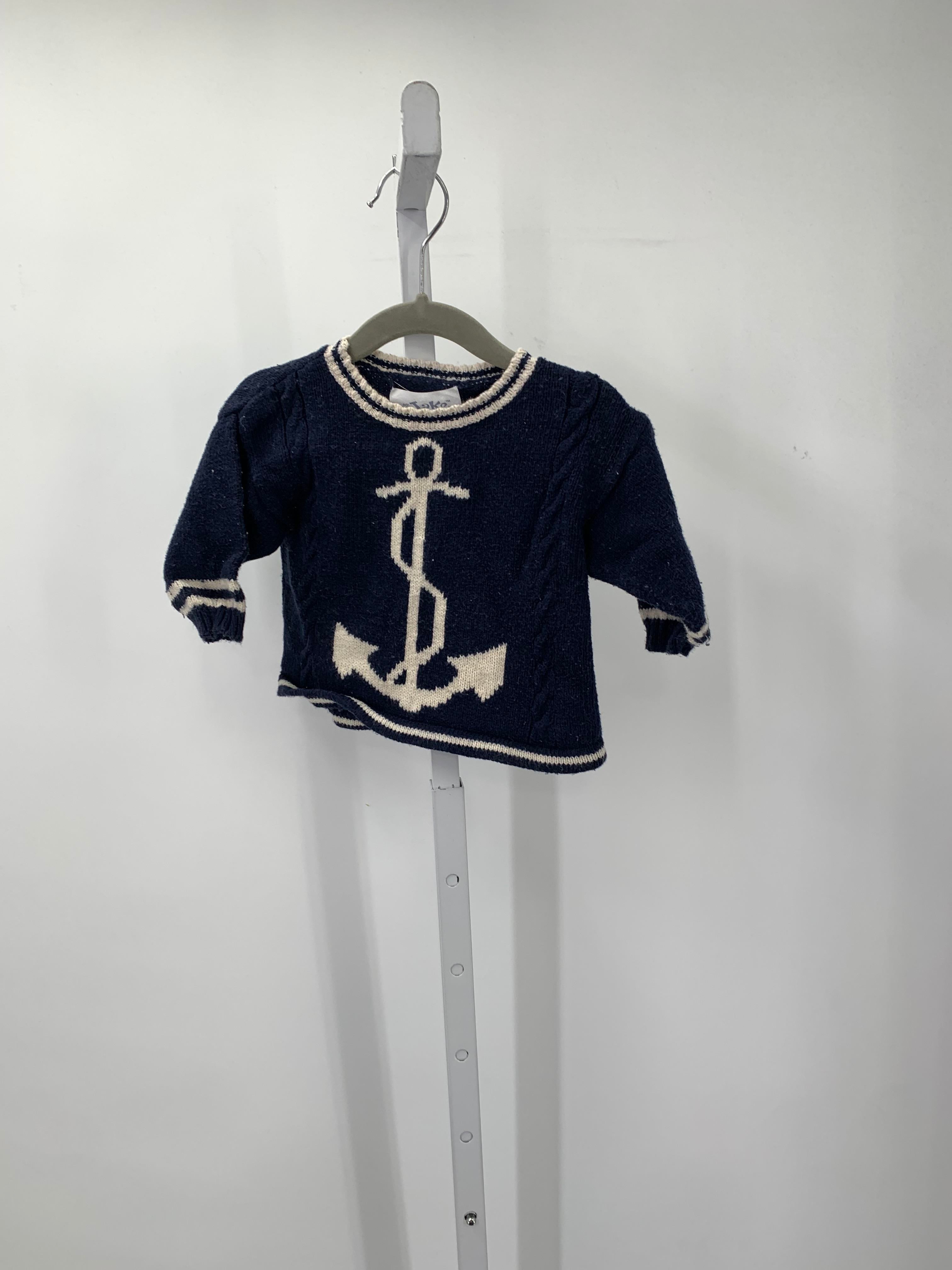 WHITE ANCHOR SWEATER