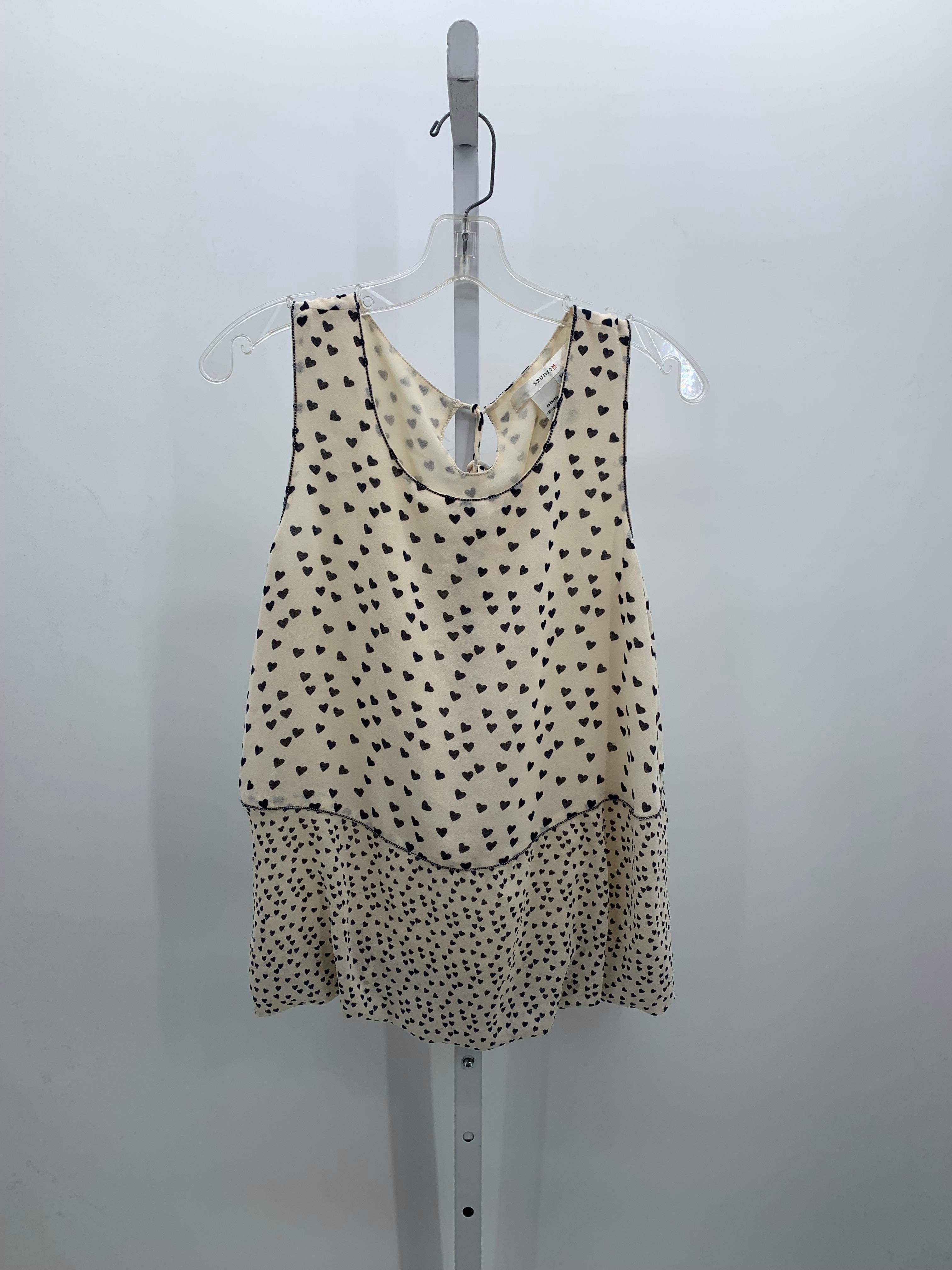 Studio M Size Medium Misses Sleeveless Shirt