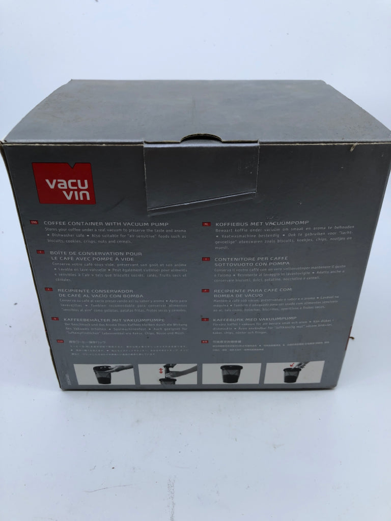 NIB VACUUM COFFEE SAVER CONTAINER