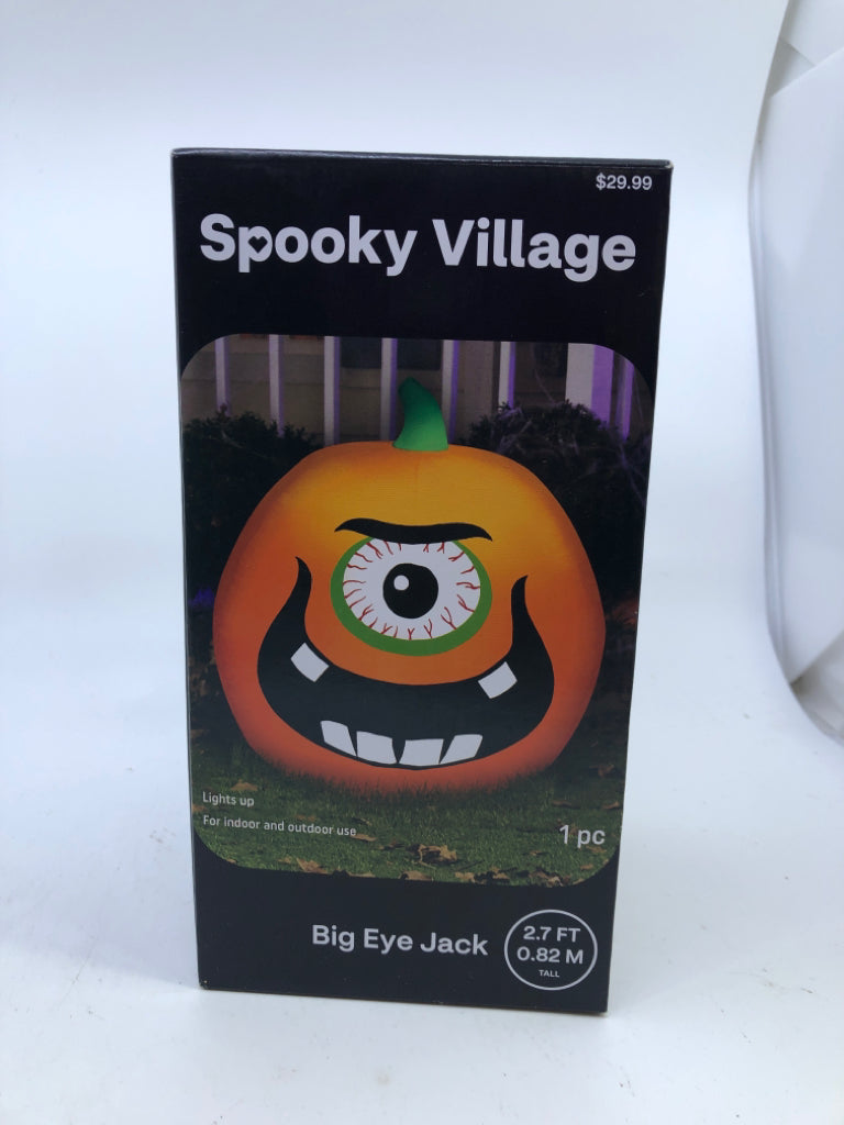 NIB INFLATABLE BIG EYE JACK.