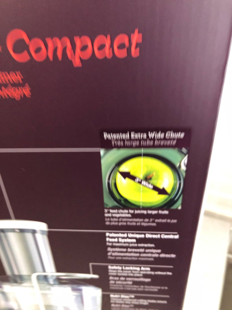 NIB BREVILLE THE JUICE FOUNTAIN COMPACT.