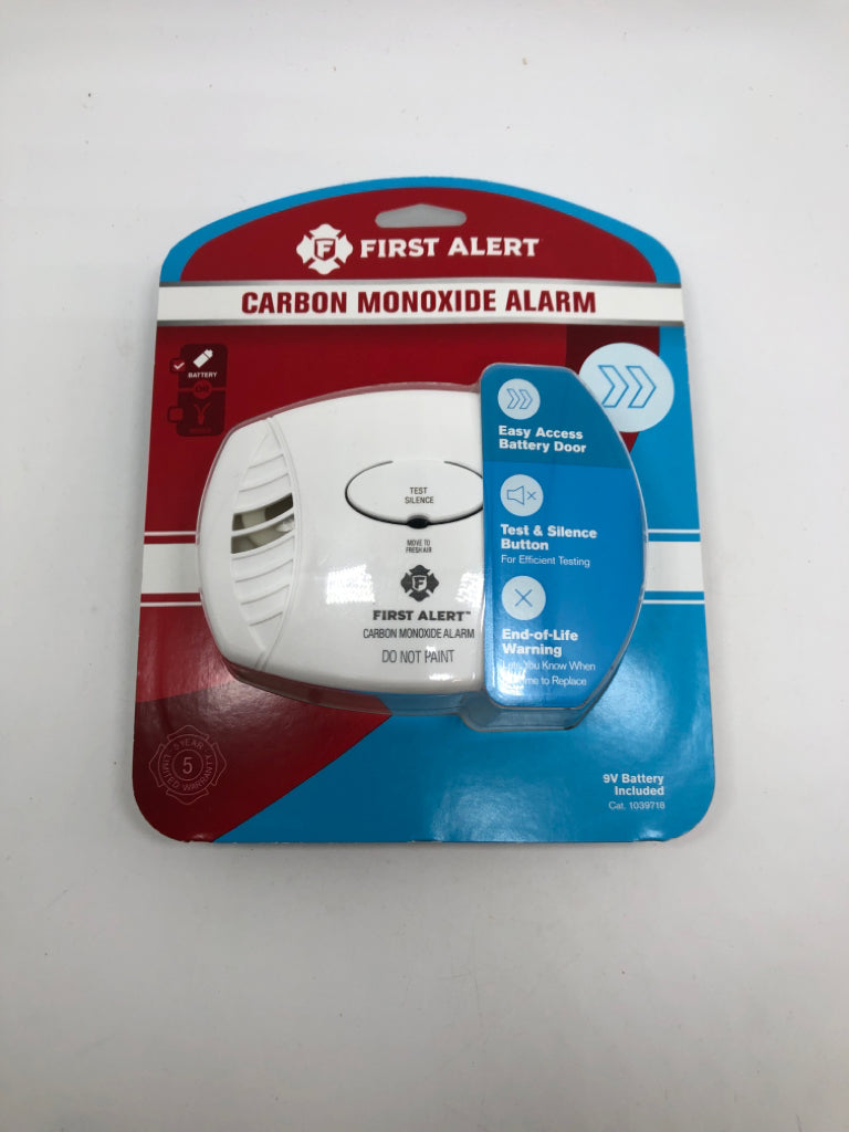 NIP FIRST ALERT CARBON MONOXIDE ALARM.