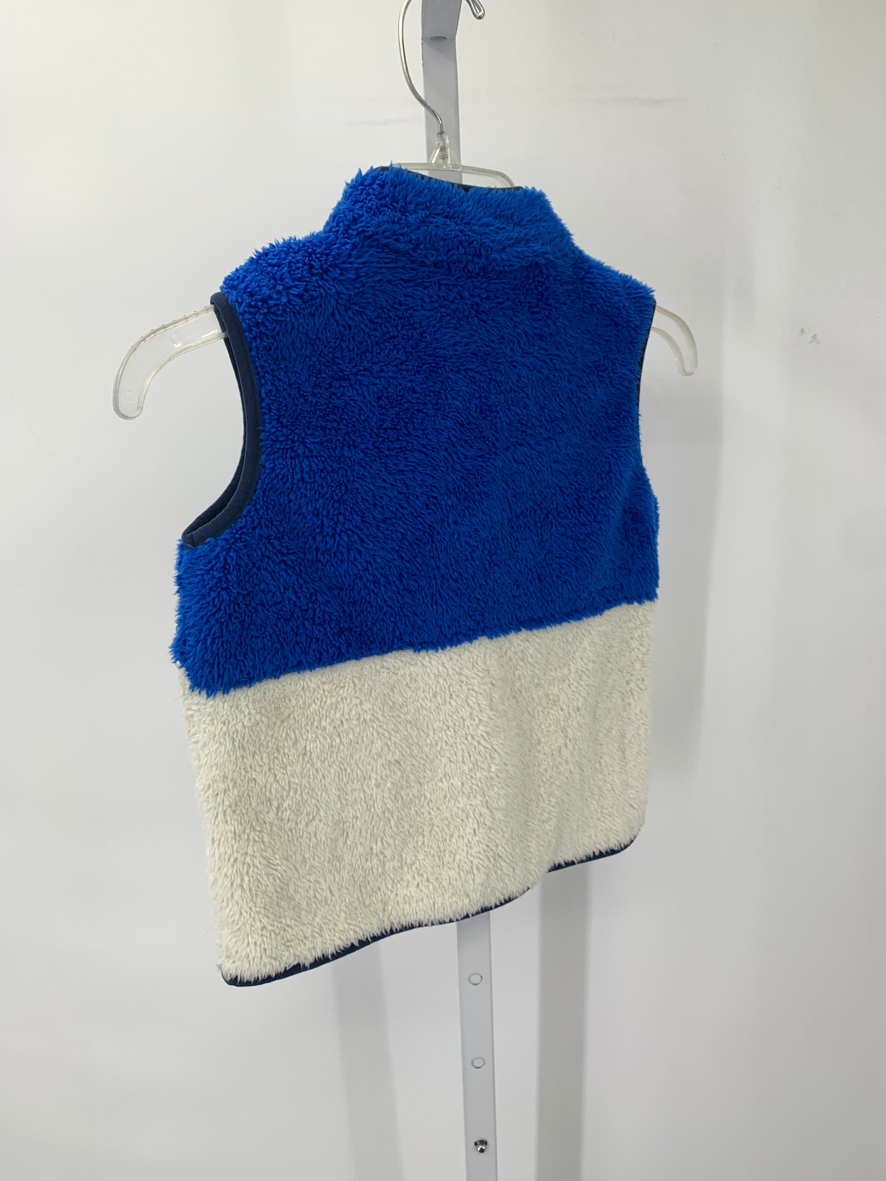 WHITE FAUX FUR ZIP