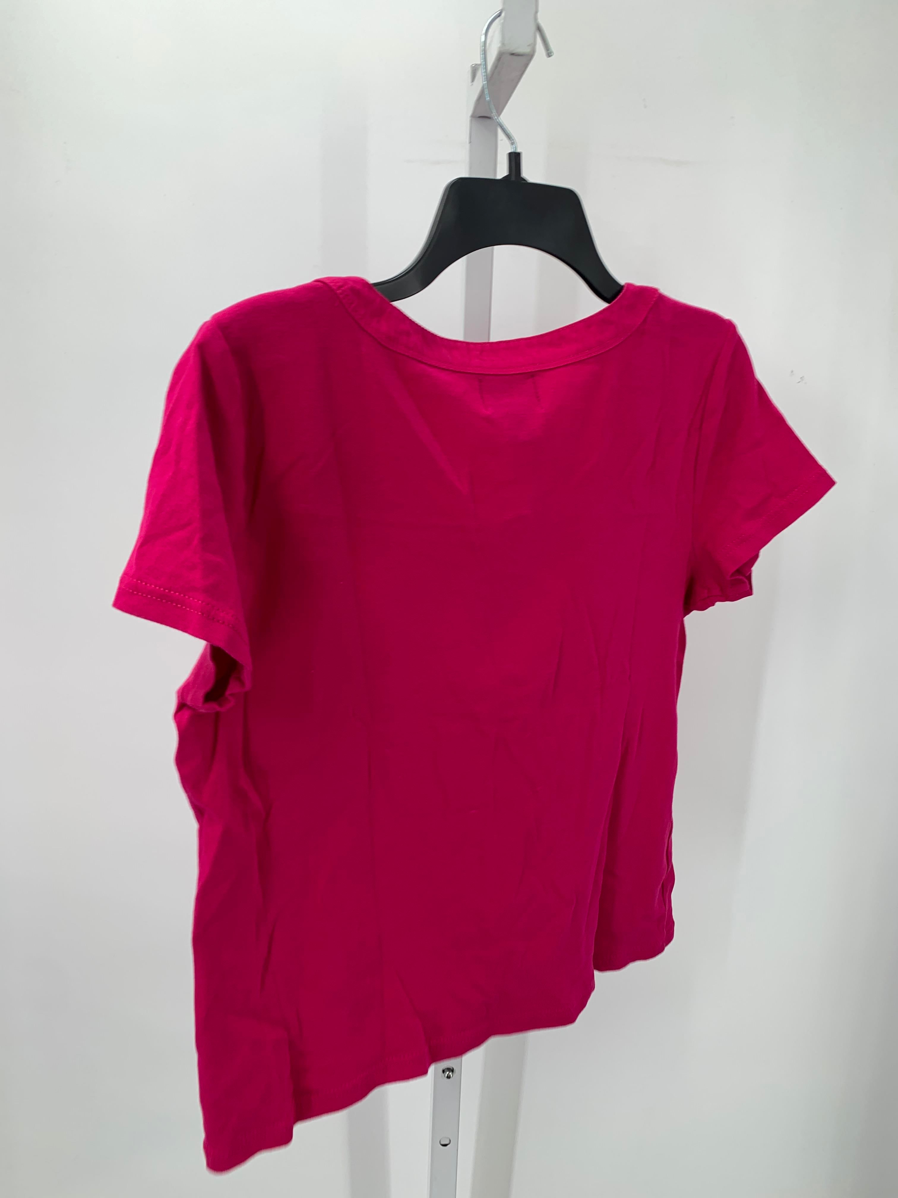 Chaps Size Large Misses Short Sleeve Shirt