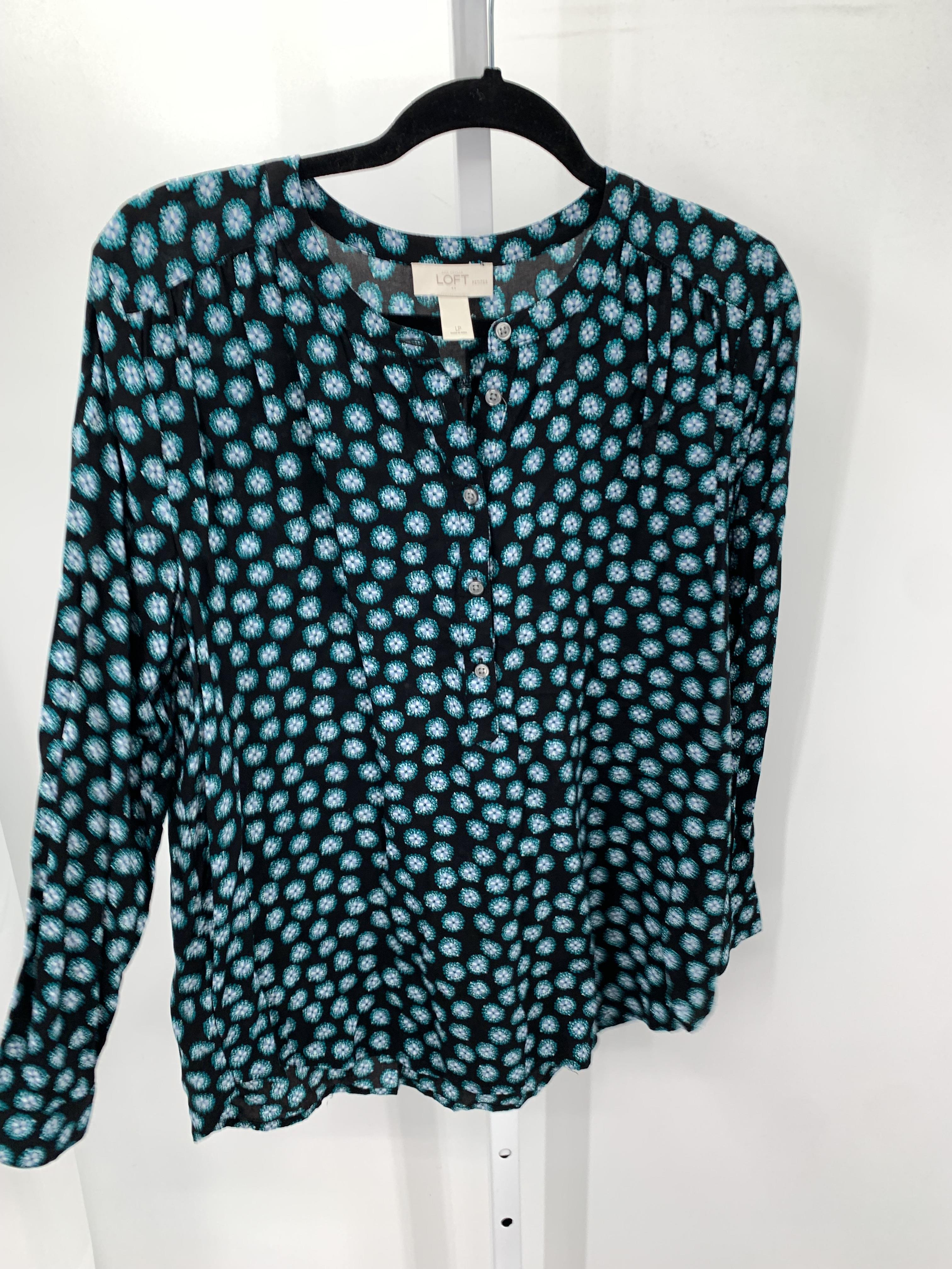 Loft Size Large Petite Petite Long Sleeve Shirt