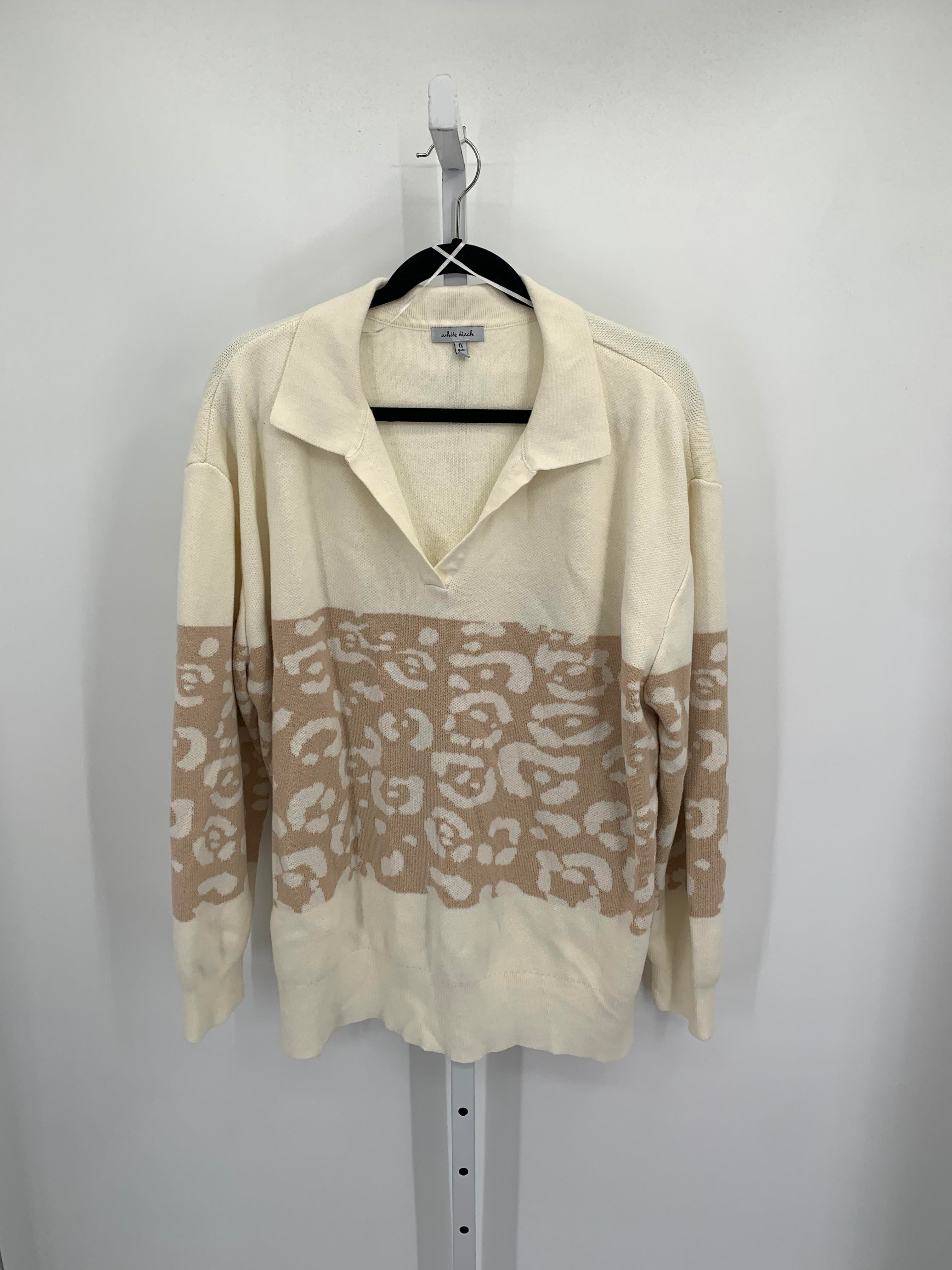 Size 1X Womens Long Sleeve Shirt