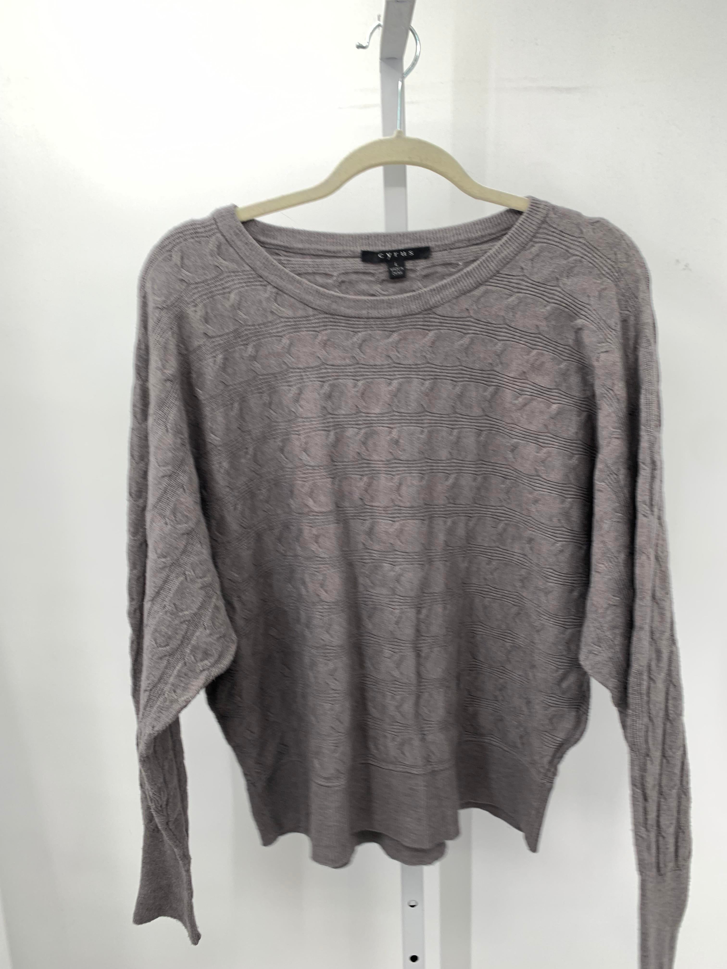 cyrus Size Large Misses Long Slv Sweater
