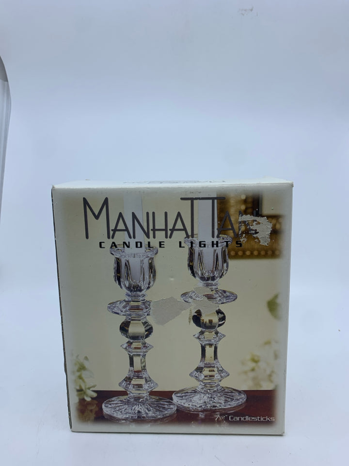 NIB MANHATTAN CANDLE LIGHTS.